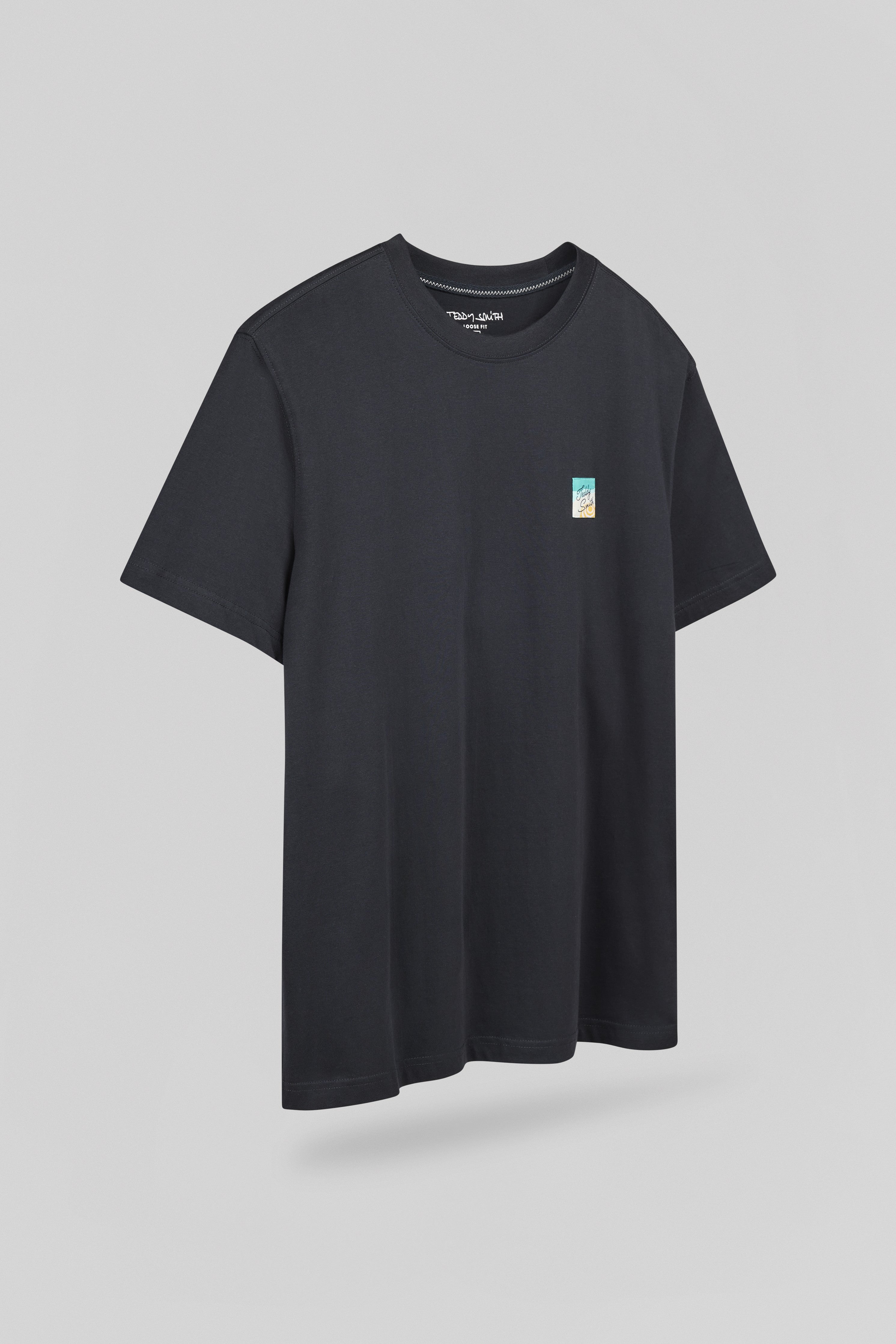 Teddy Smith T-Edric MC t-shirt dark navy homme