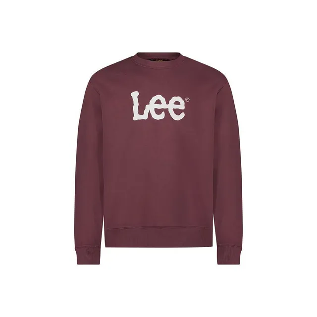 Lee Wobbly SWS sweat homme Velvet Beet coupe regular