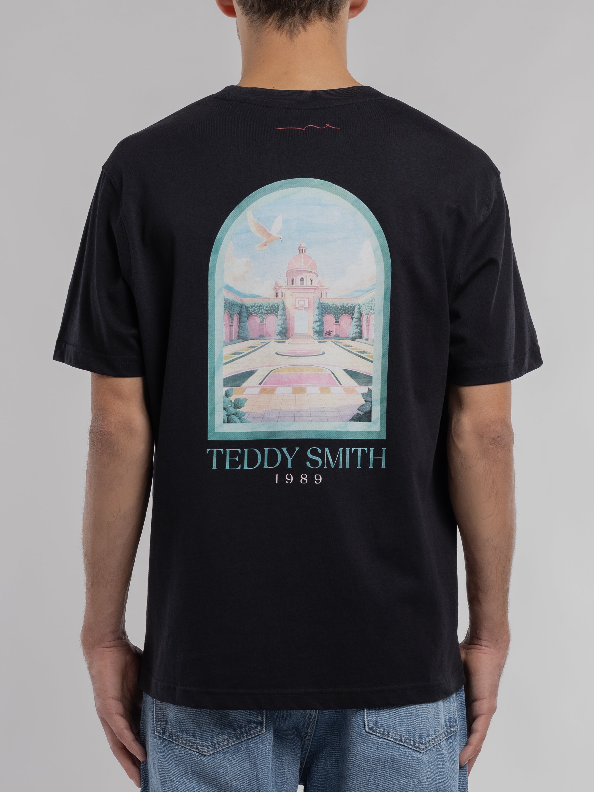 Teddy Smith T-Andrew MC t-shirt ample Dark Navy col rond