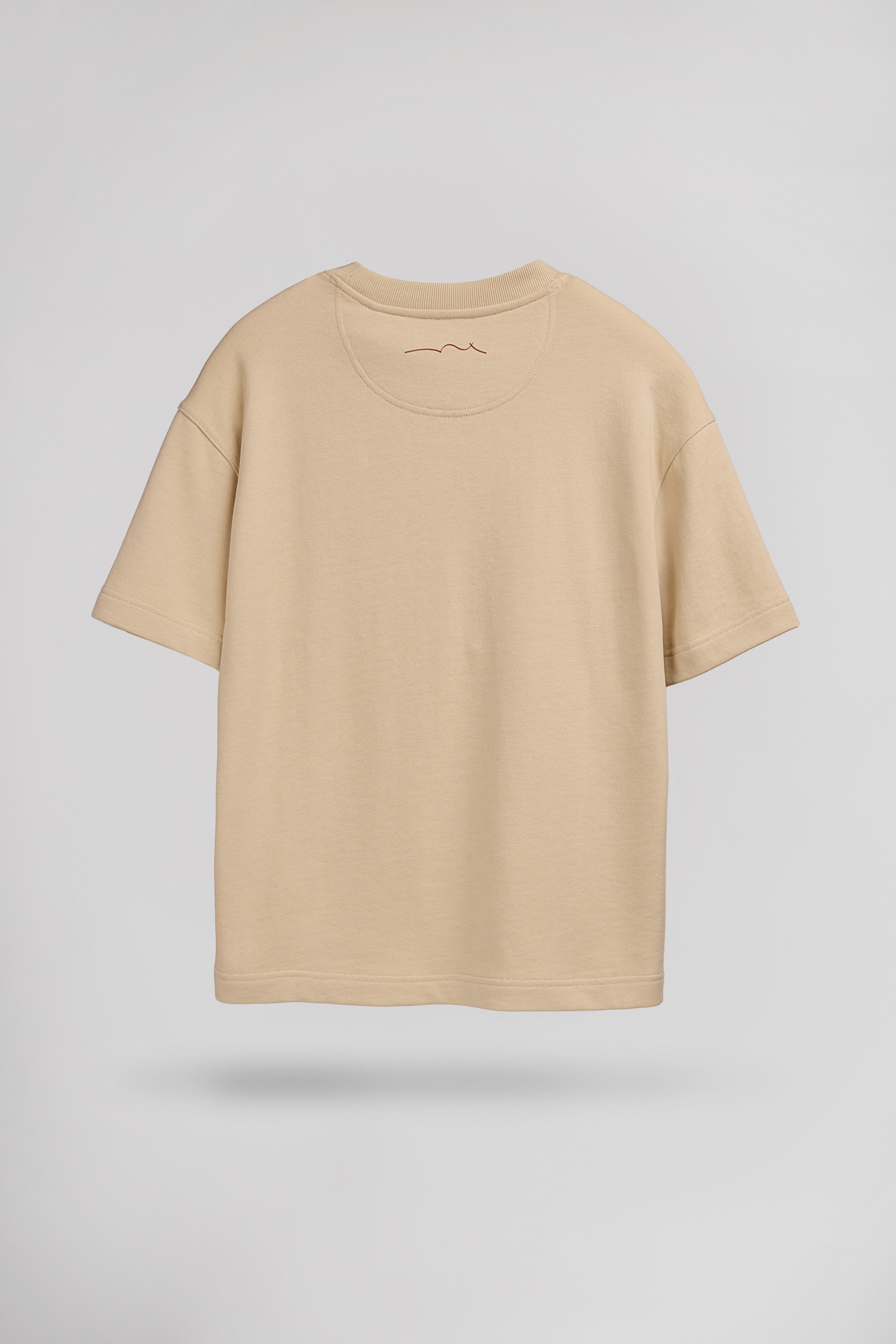 Teddy Smith S-Och RC JR sweat beige clair manches courtes