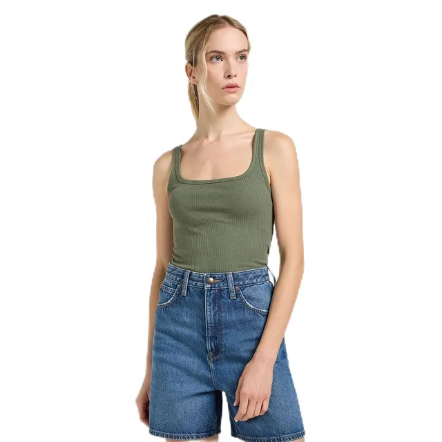 Lee Square Tank débardeur femme Olive Grove coupe slim