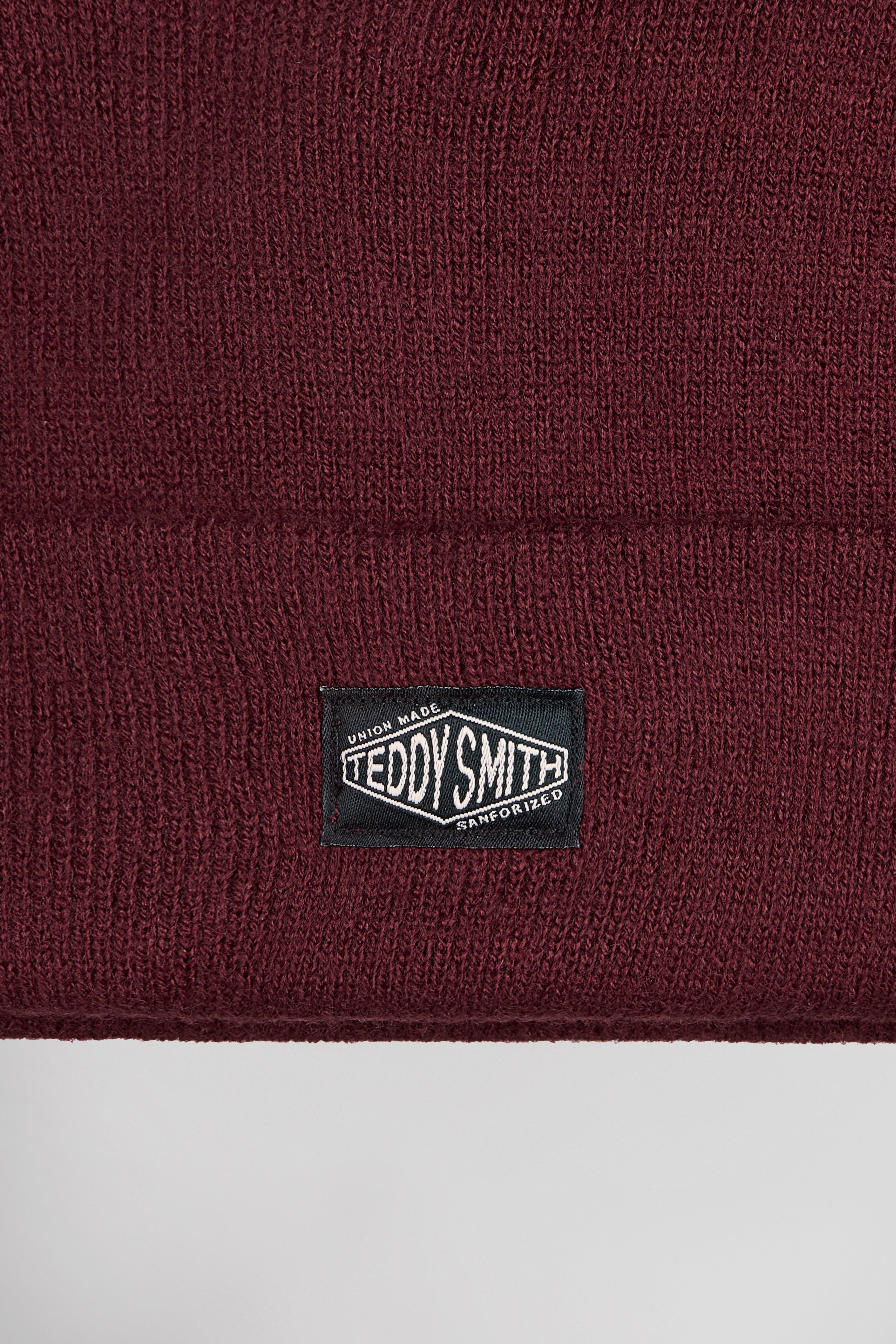 Teddy Smith B-Neo bonnet bordeaux foncé 100% acrylique