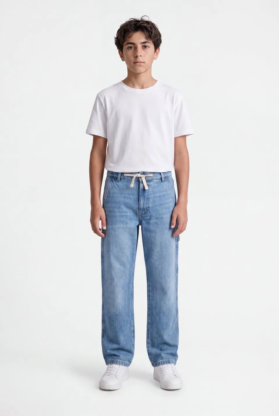 Teddy Smith P-Hunter JR Use Fripp jean garcon indigo clair