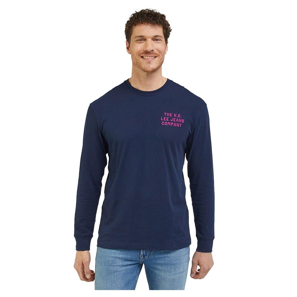 Lee Relaxed LS Tee T-shirt Homme M écru manche longue