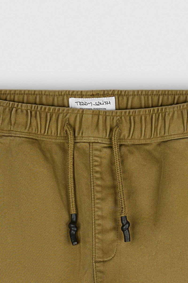 Teddy Smith P-Piky Cargo JR pantalon cargo olive coton