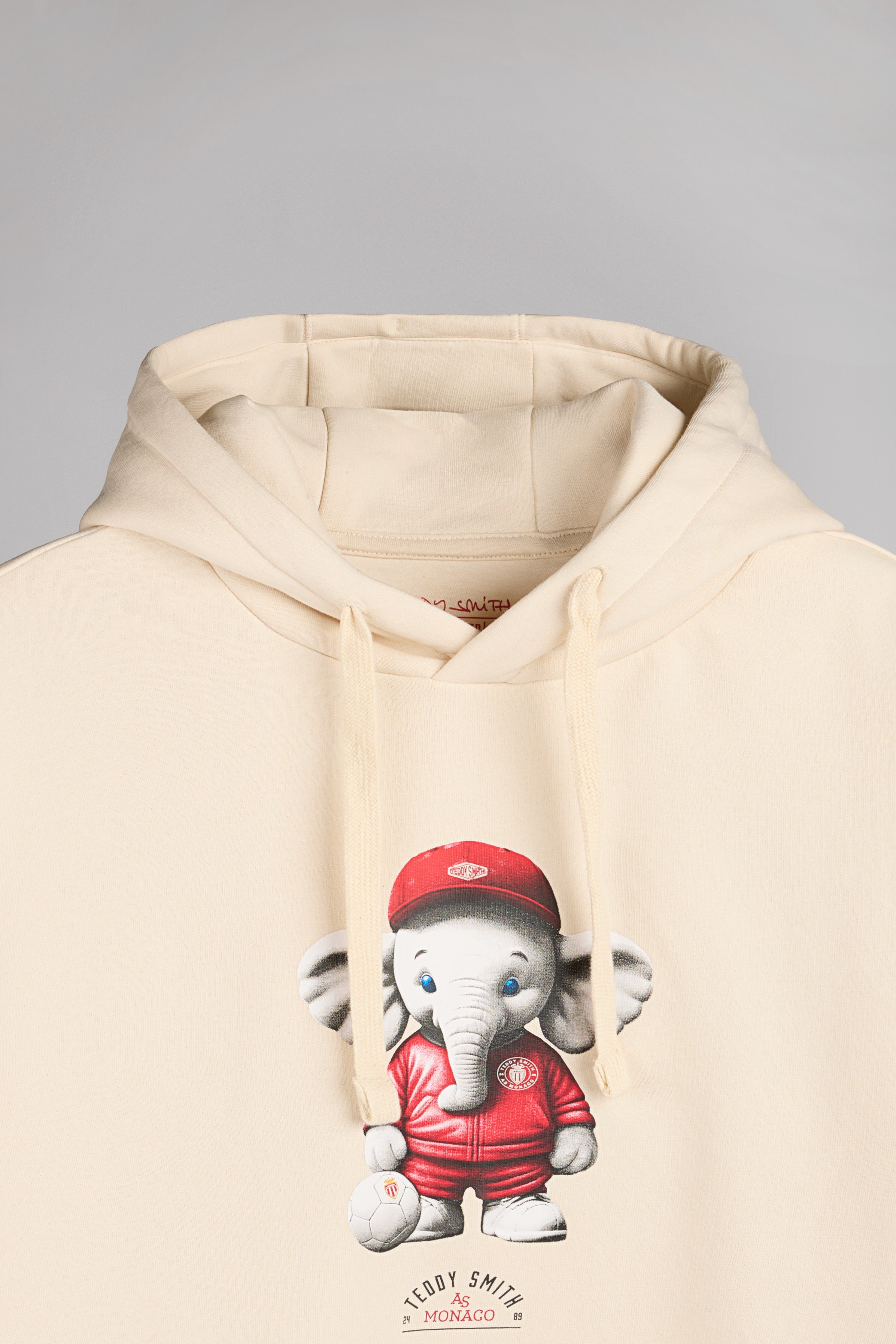 Teddy Smith S-Mascotte Hood sweat capuche cream homme