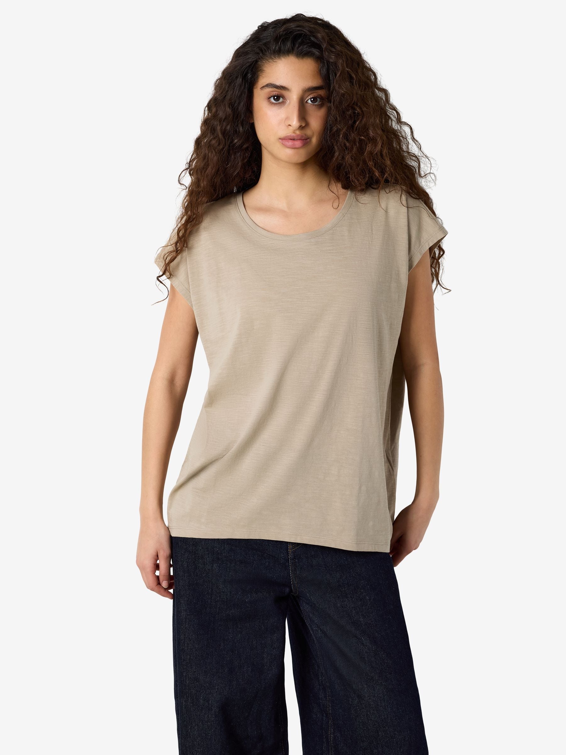 Noisy May Mathilde t-shirt oversize longline coton bio