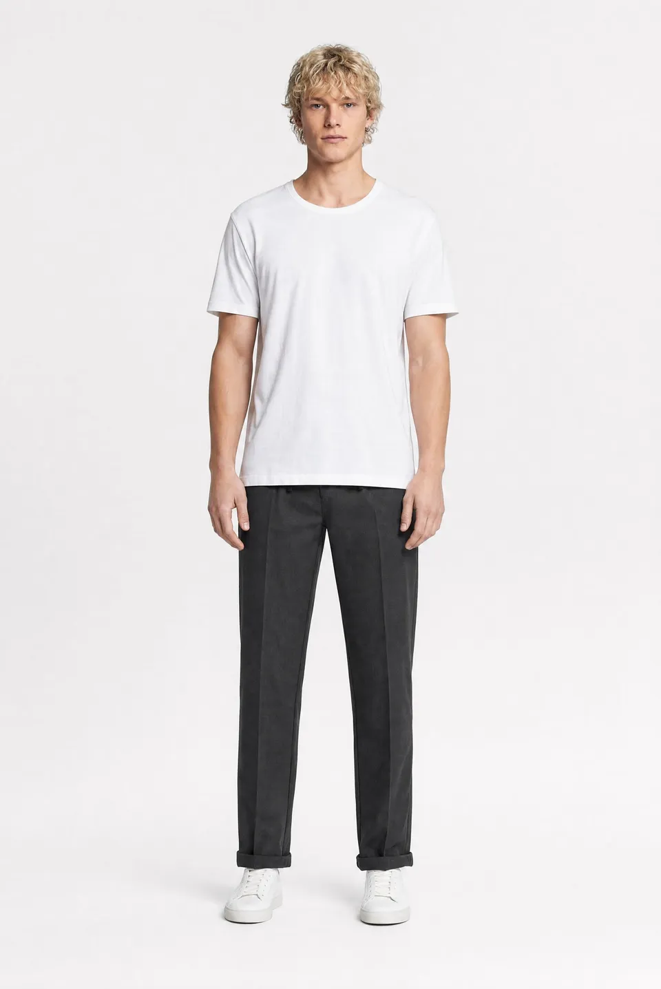 Teddy Smith Pywan 17 Mixed pantalon slim noir mélangé