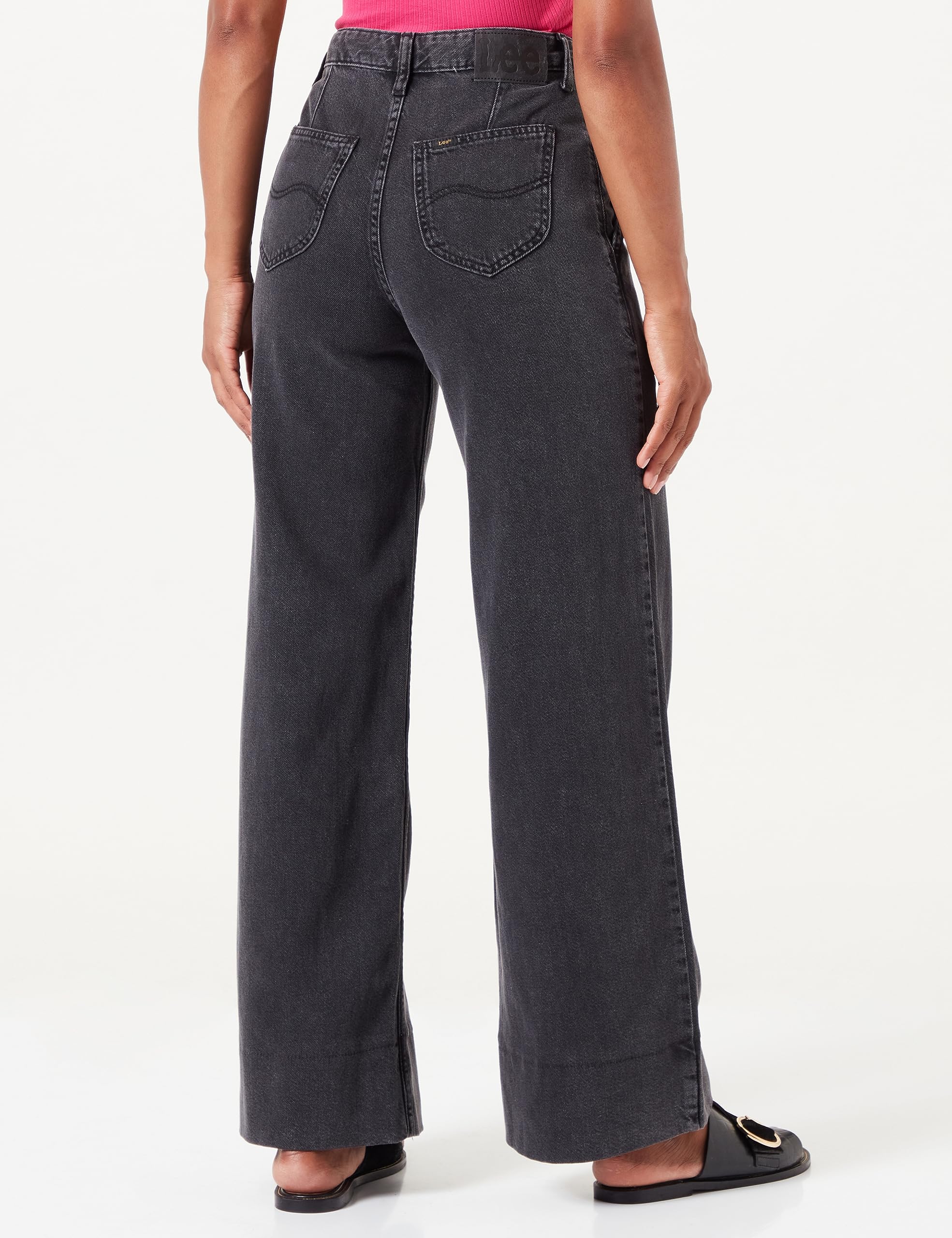 Lee Stella Utility A Line jean femme bleu évasé