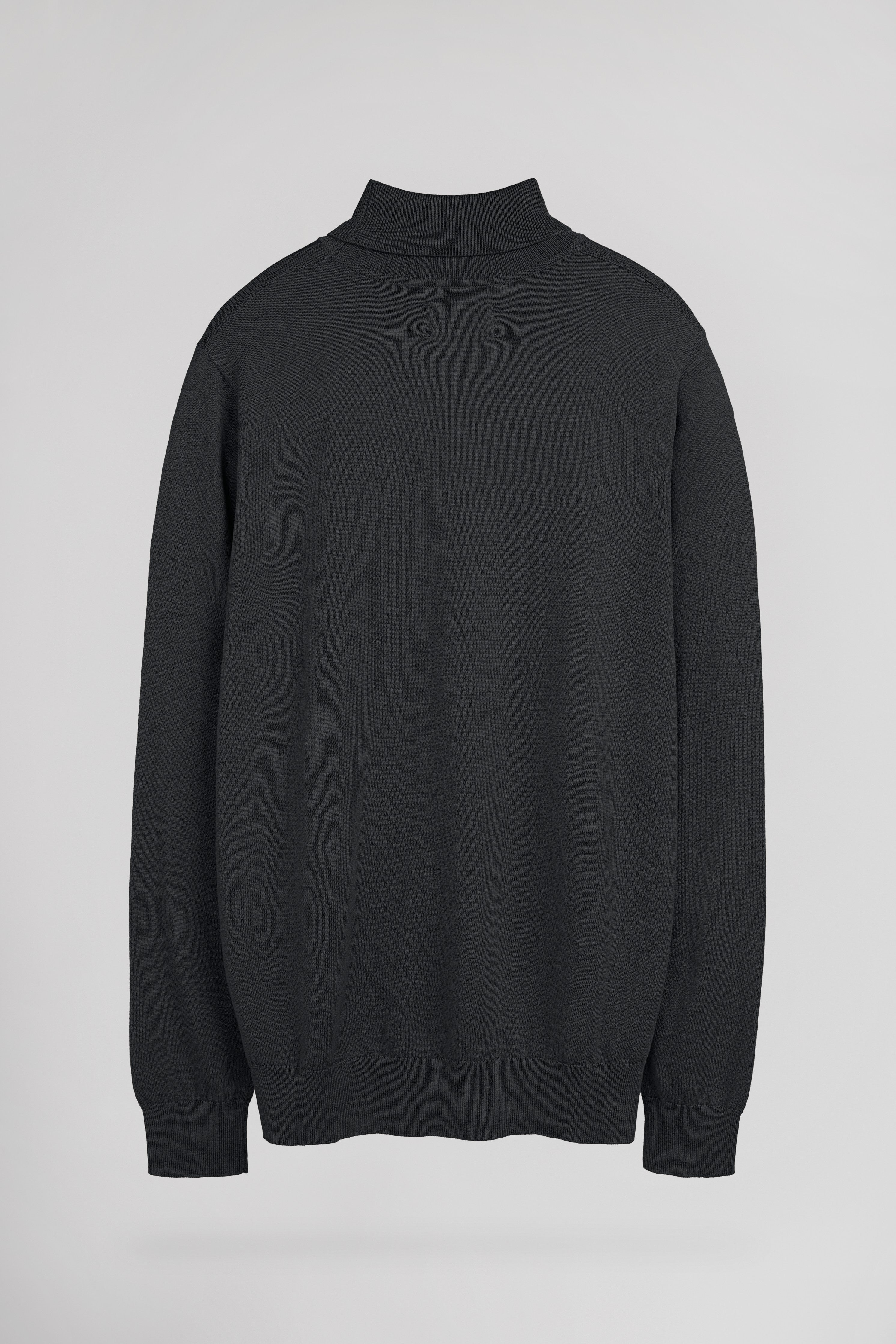 Teddy Smith P-Marcellus pull col roule melange black ajuste