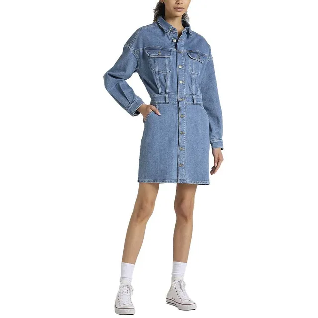 Lee Button Down robe femme taille L boutonnée