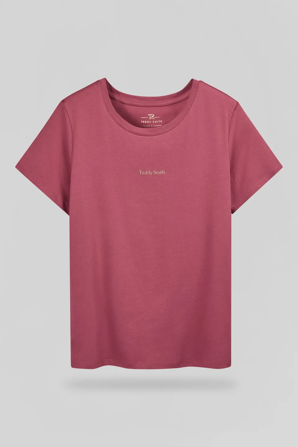 Teddy Smith T-Ribelle MC t-shirt femme framboise foncé