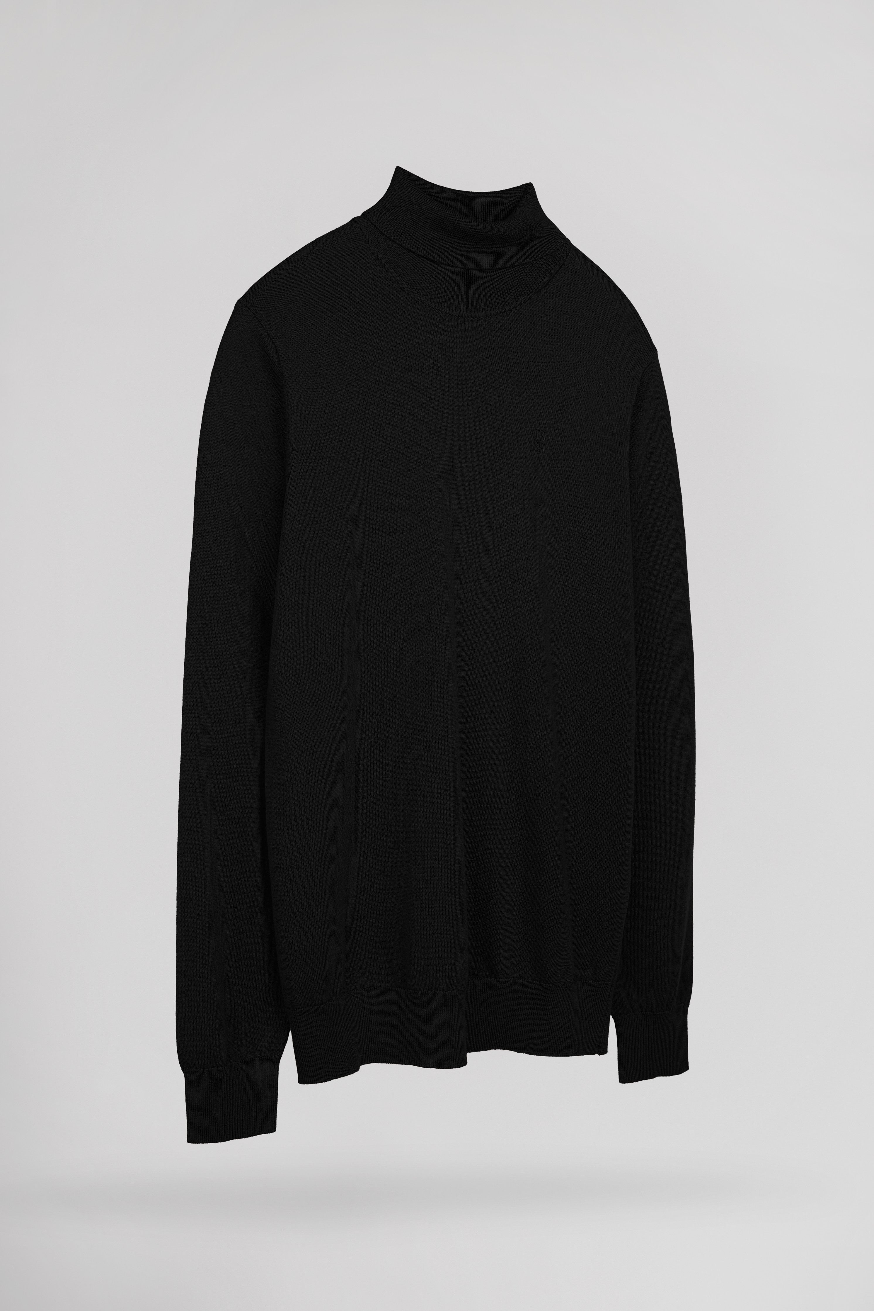Teddy Smith P-Marcellus pull col roulé noir