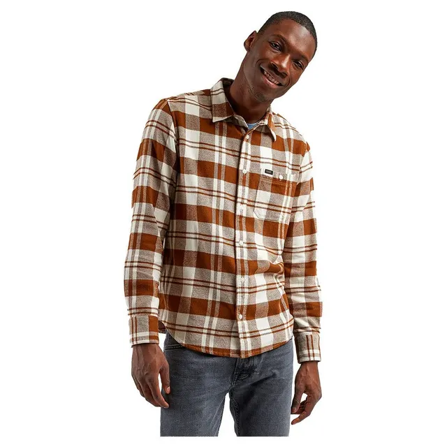 Lee Leesure t-shirt homme Light Umber coton