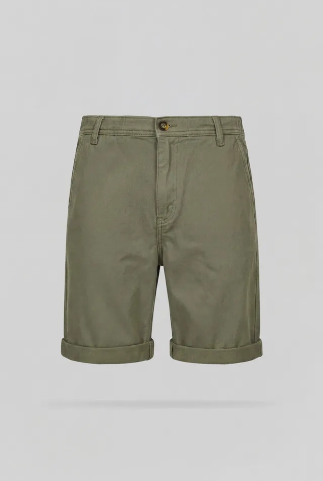 Teddy Smith S-Arlo SH short denim homme kaki sable élastiqué