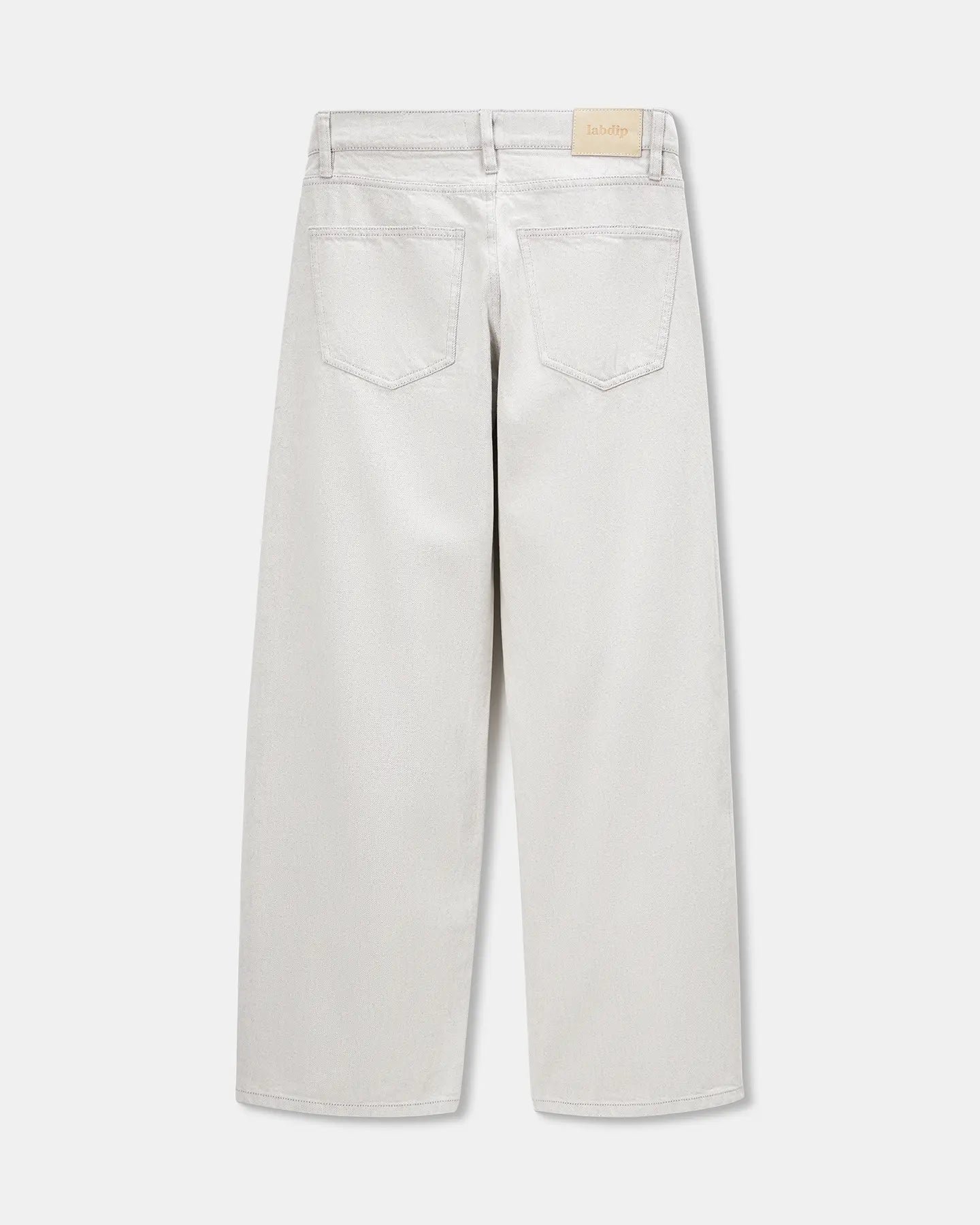 Labdip River Undyed Granit jean large écru 100% coton