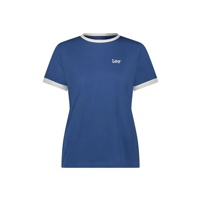 Lee Ringer Tee t-shirt femme bleu regular