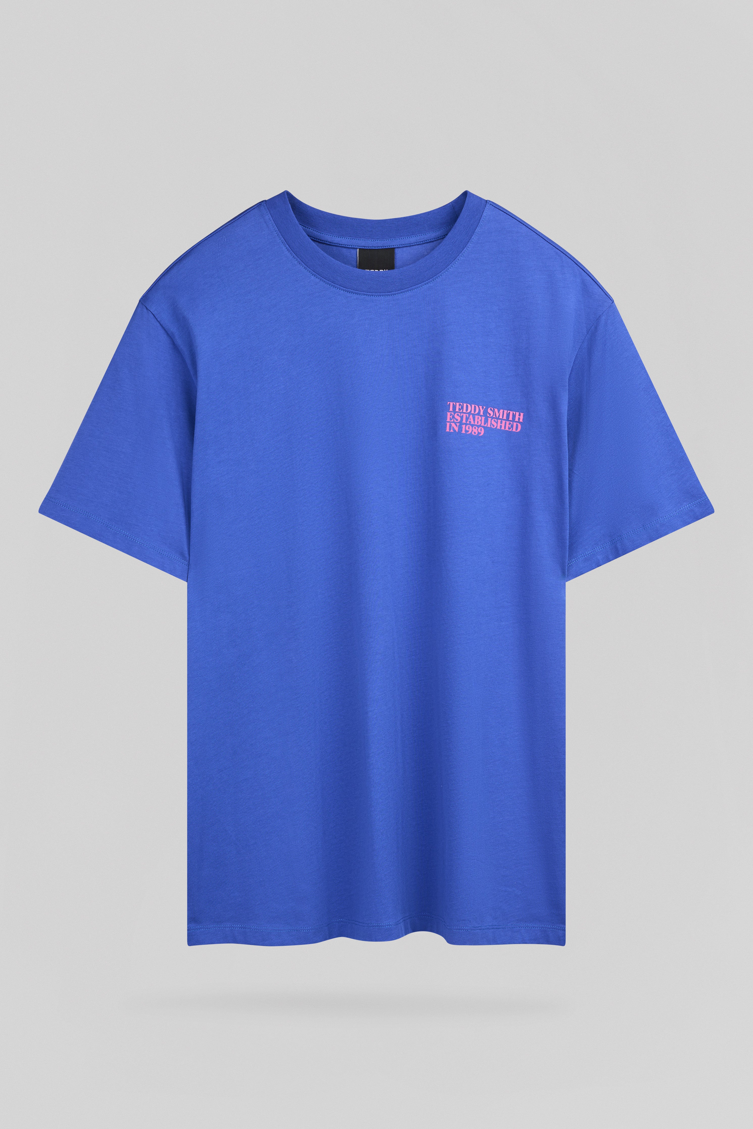 Teddy Smith T-Beware MC t-shirt homme bleu pep's ample