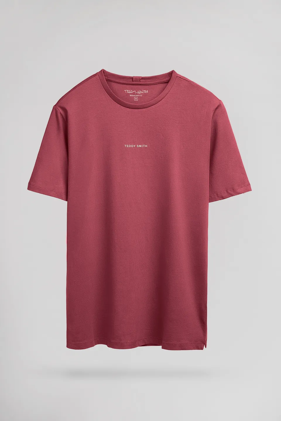 Teddy Smith T-Soy 2 MC t-shirt homme framboise foncé coton