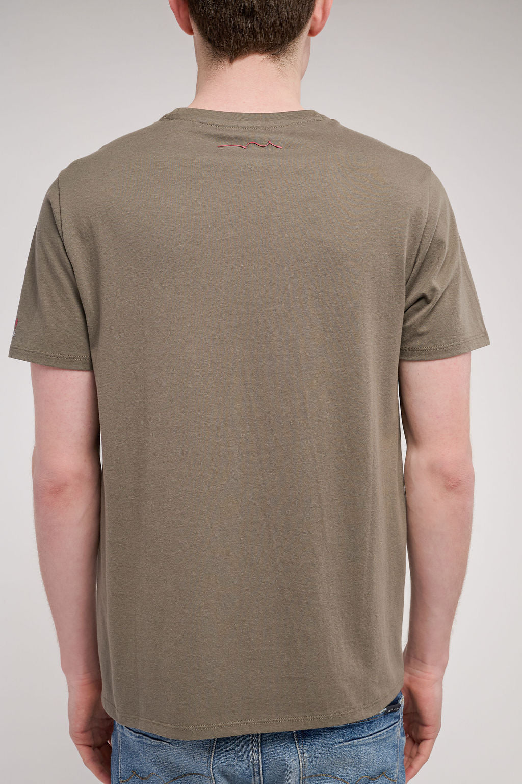 Teddy Smith T-Carso MC t-shirt kaki imprimé moto homme