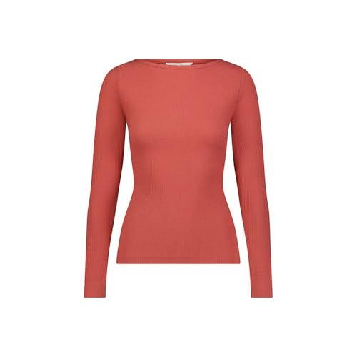 Lee Ls Boat Neck Tee t-shirt femme cannelle M coupe slim