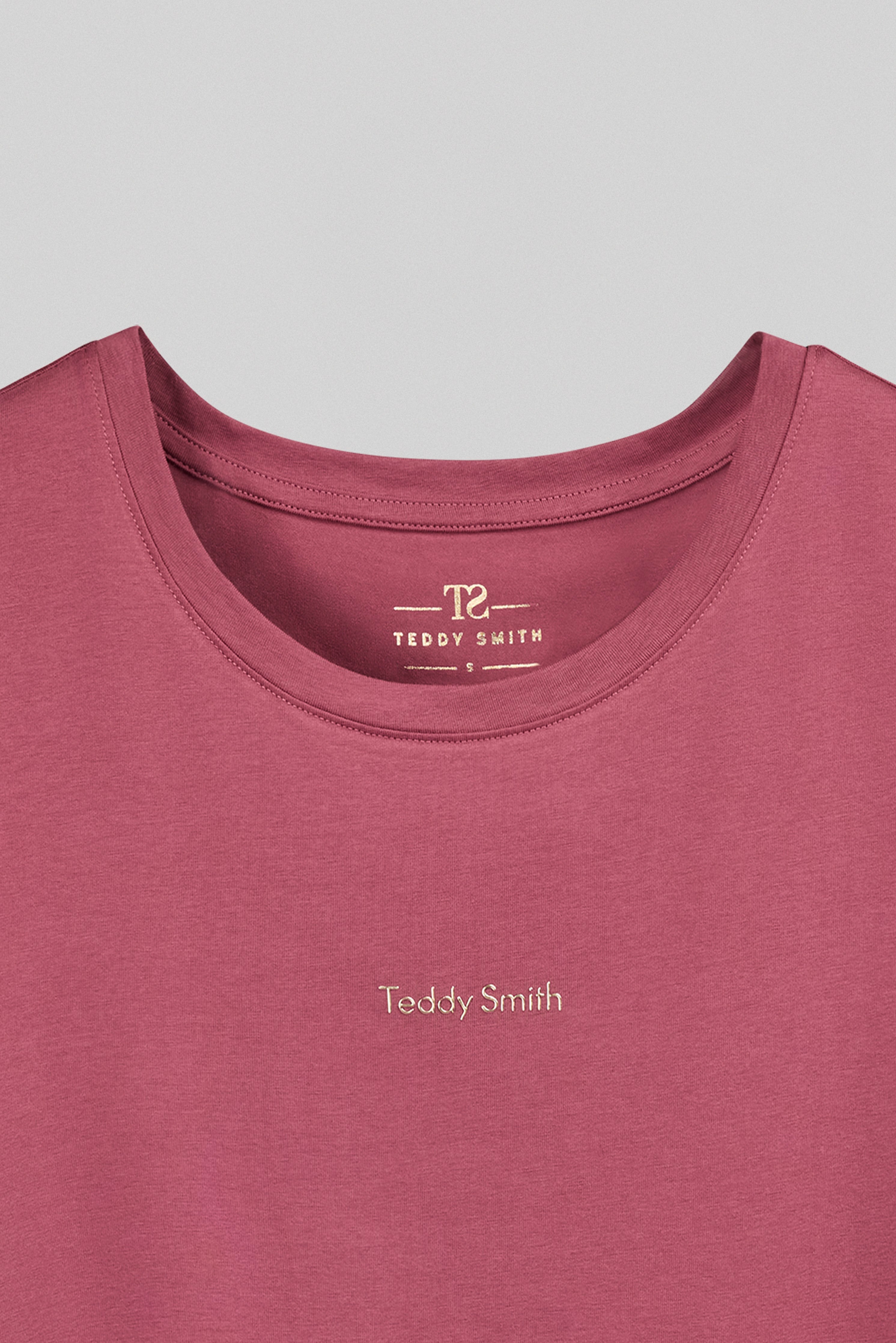 Teddy Smith T-Ribelle MC t-shirt femme framboise foncé