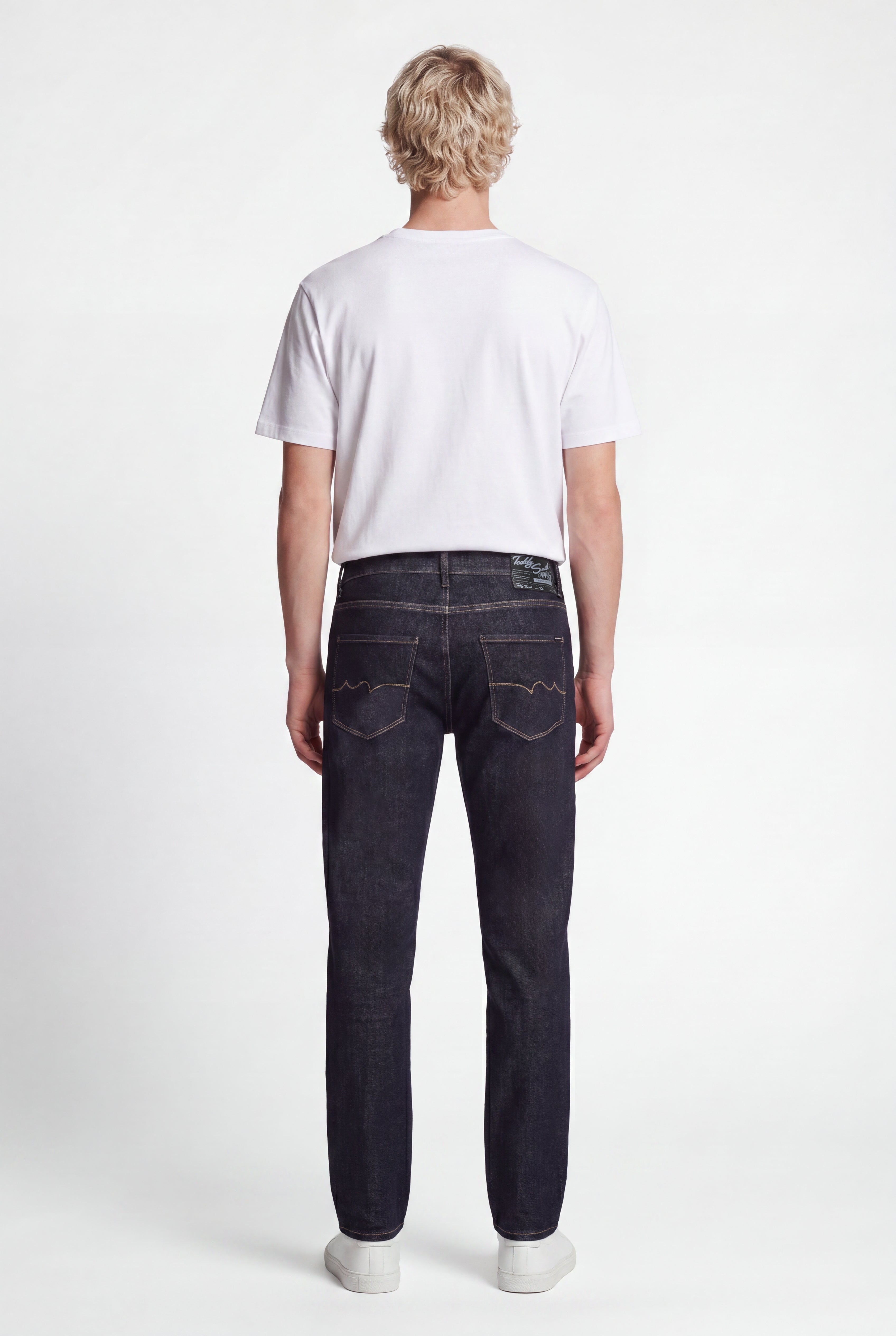 Teddy Smith Rock Dual Move L32 Dark Blue jean homme slim