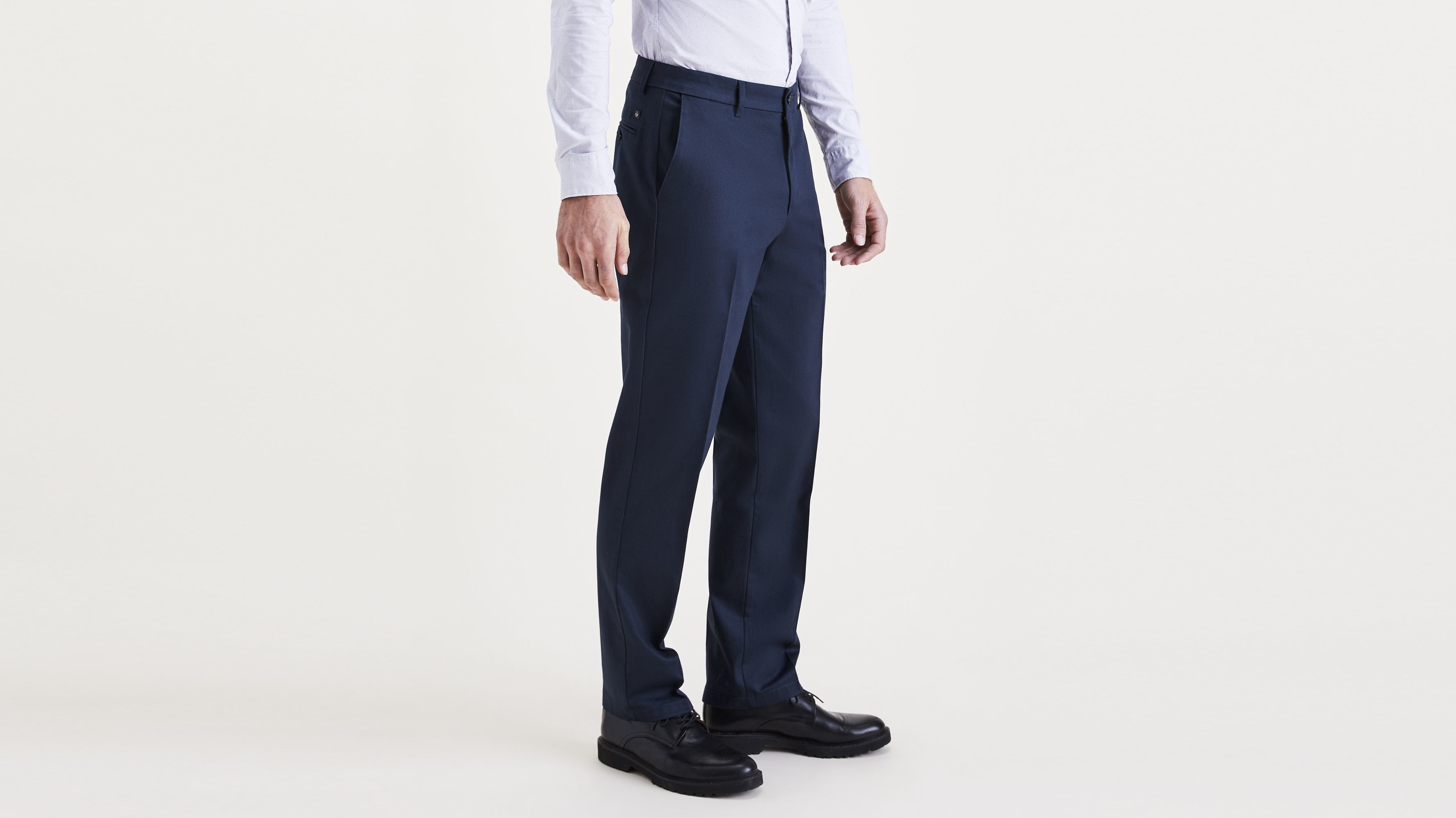 Dockers Signature Iron Free chino homme Navy Blazer stretch