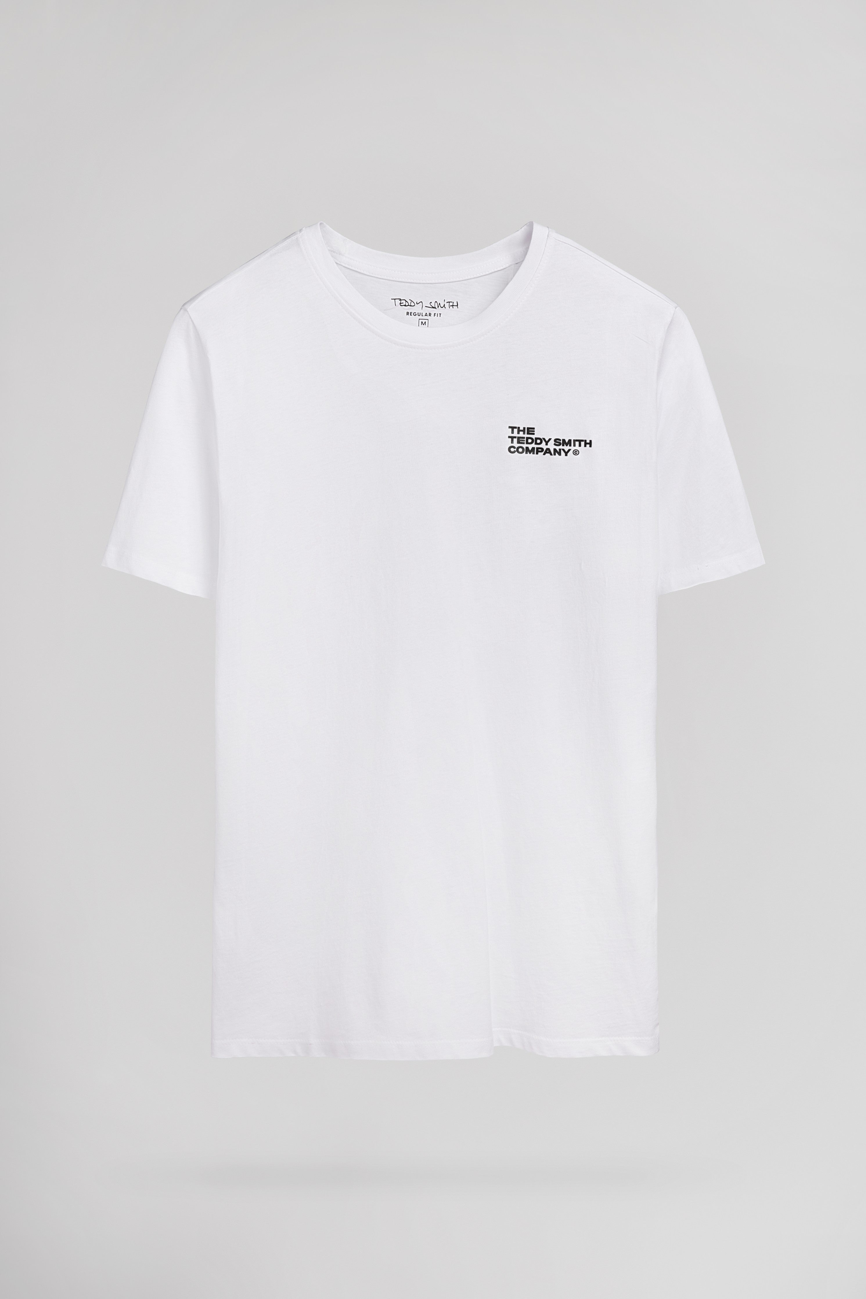 Teddy Smith T-Pany MC t-shirt homme blanc coton