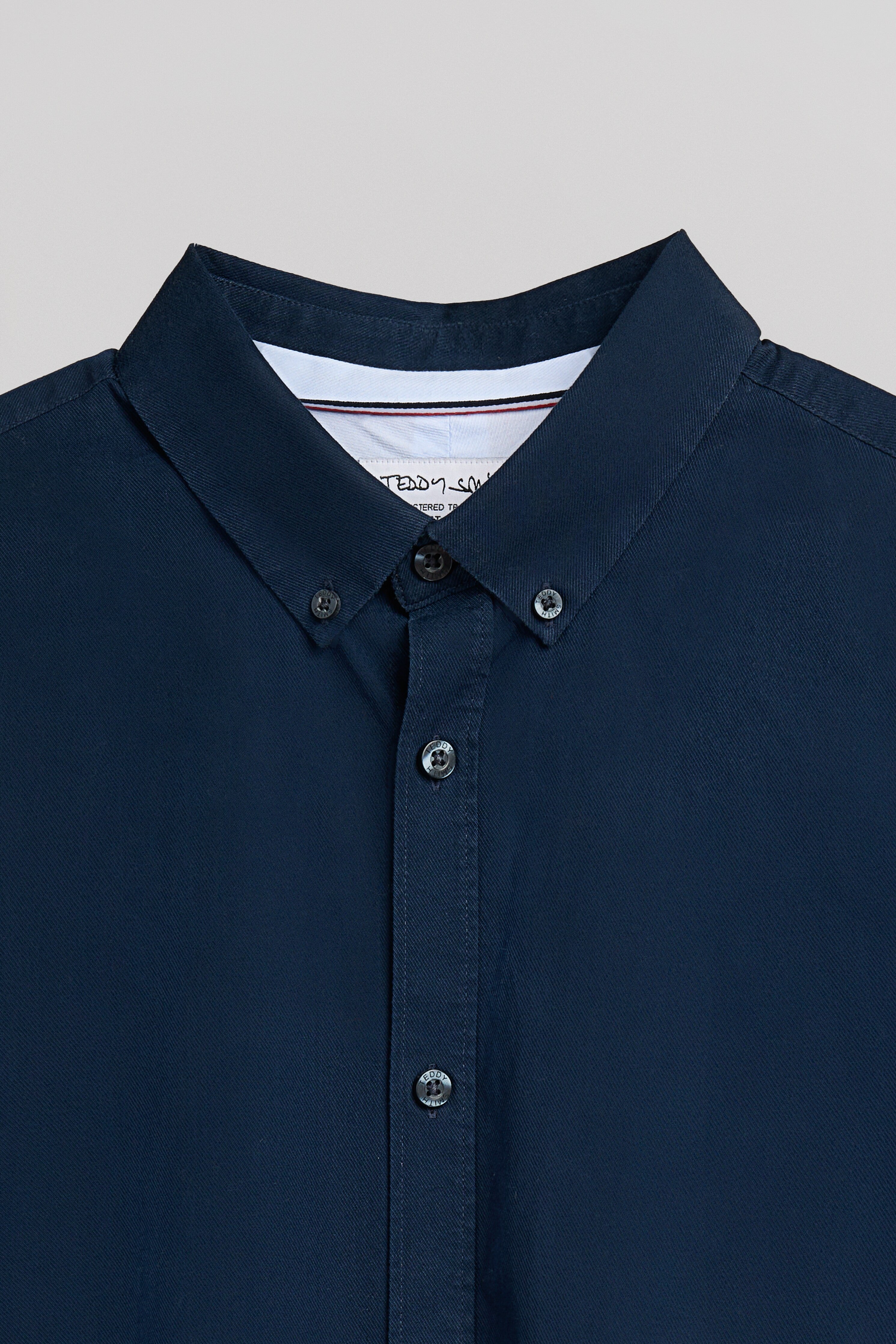 Teddy Smith C-Volt 2 ML chemise twill total navy anti-froissement