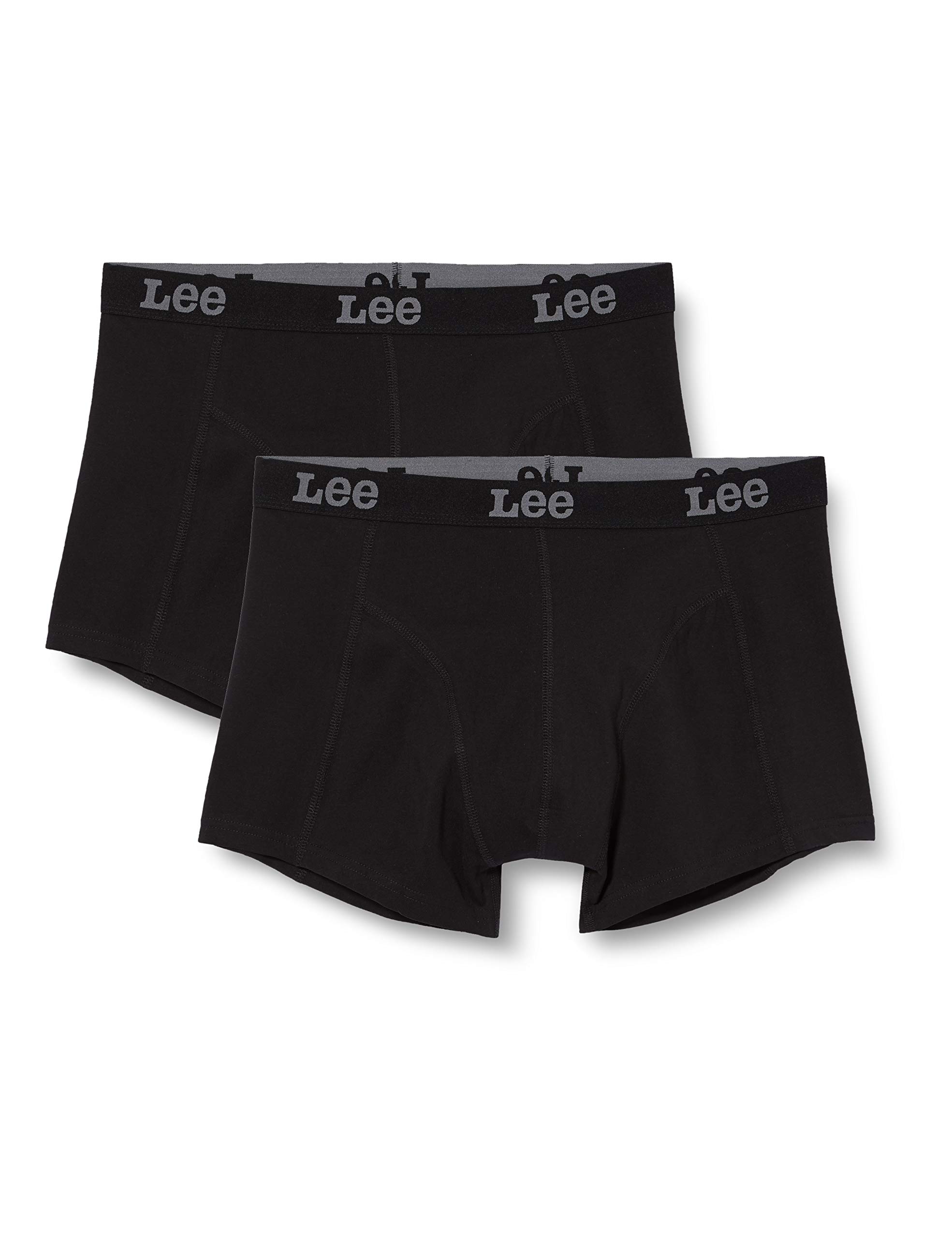 Lee Trunk Boxer Homme Noir Lot de 2 Coton