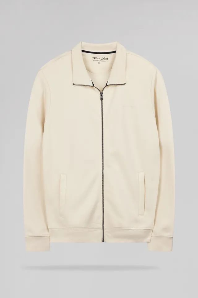 Teddy Smith G-Narkus Zip gilet sweat naturel molletonné