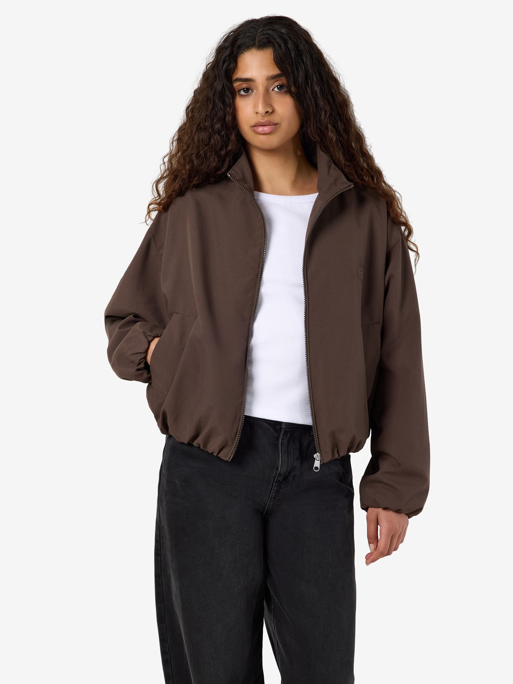 Noisy May Nmelina blouson aviateur brodé zippé