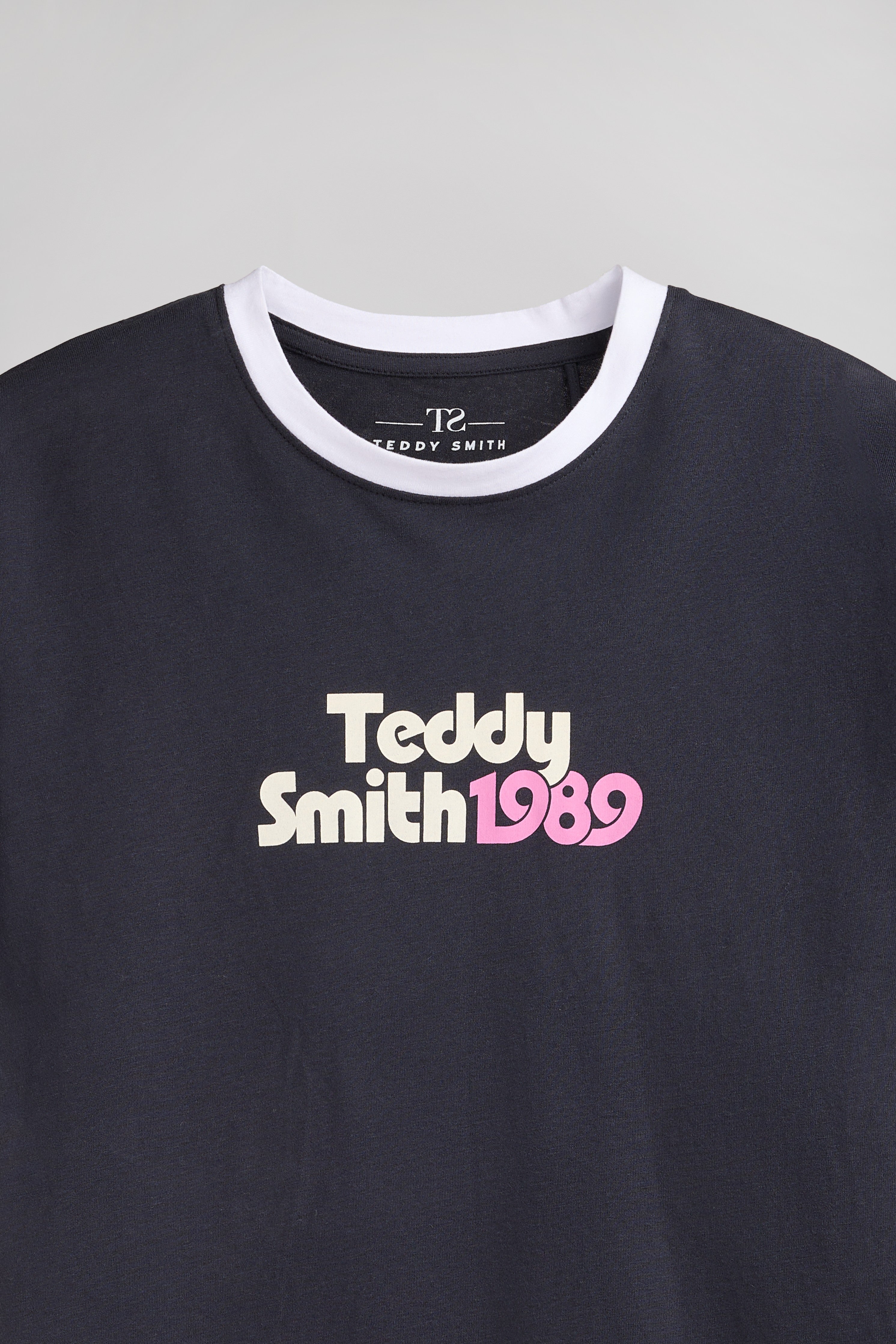 Teddy Smith T-Vintage MC t-shirt femme bleu marine droit