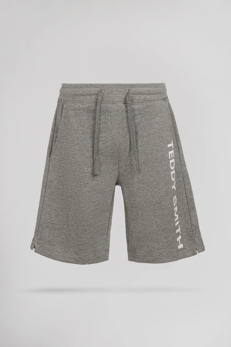 Teddy Smith S-Mickael JR short gris chiné garçon