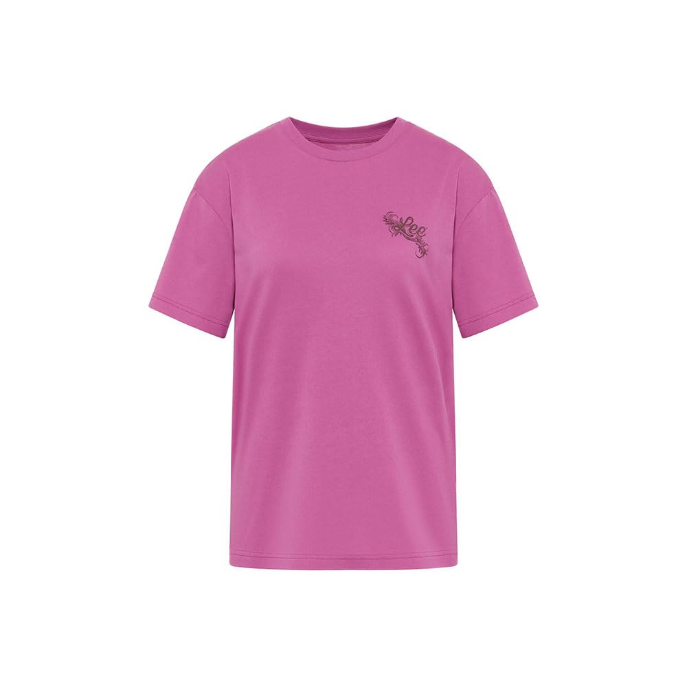 Lee SS Relaxed Graphic Tee t-shirt femme lotus L