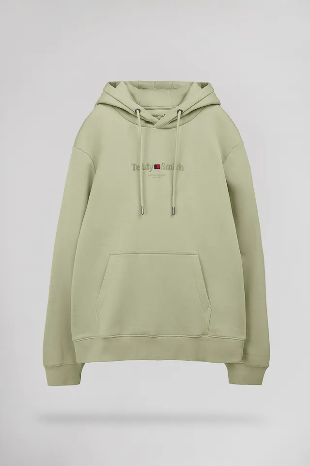 Teddy Smith S-Jim Hoody sweat à capuche vert sauge