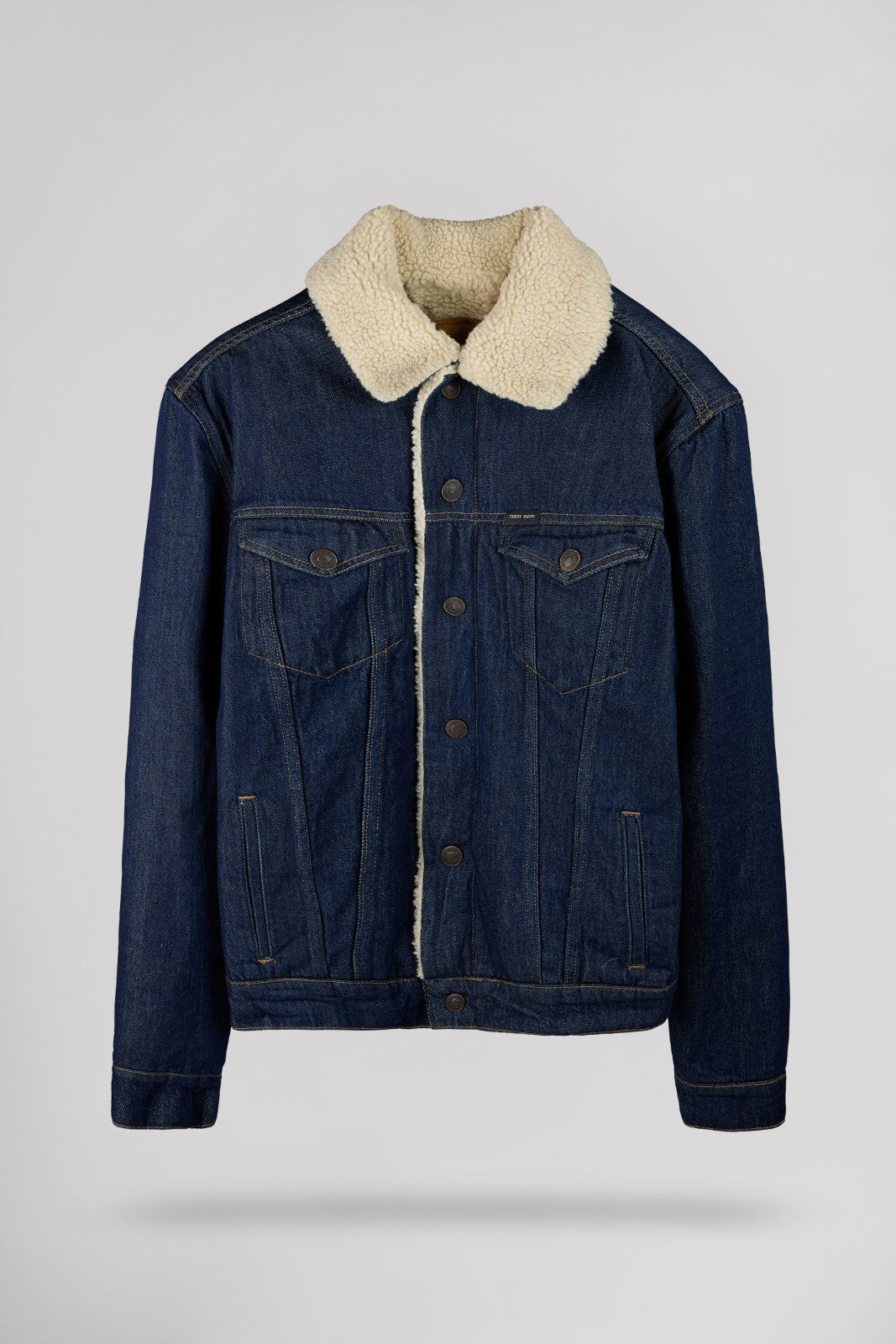 Teddy Smith Randall Sherpa veste denim homme col sherpa