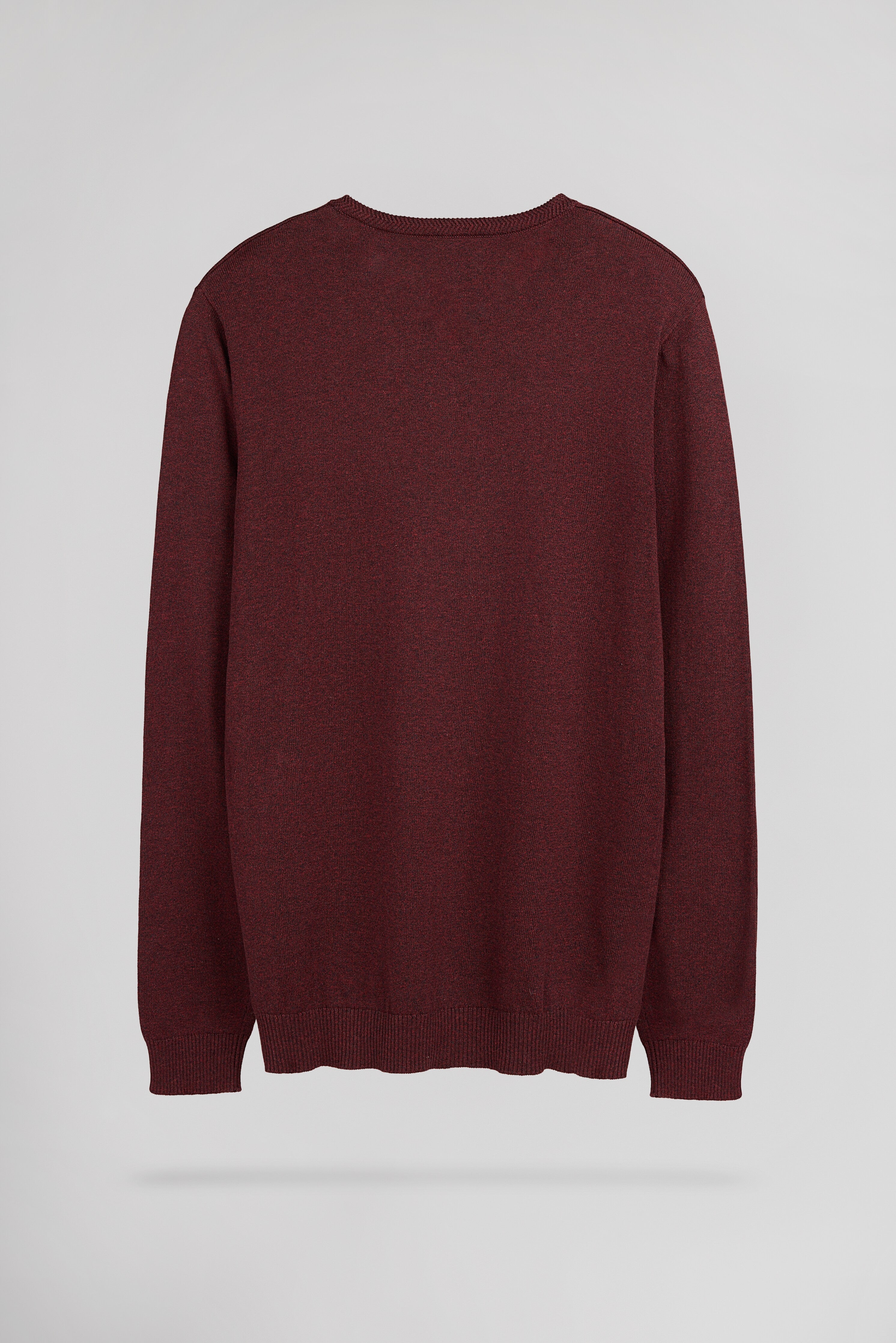Teddy Smith Pulser 3 pull bordeaux foncé col V