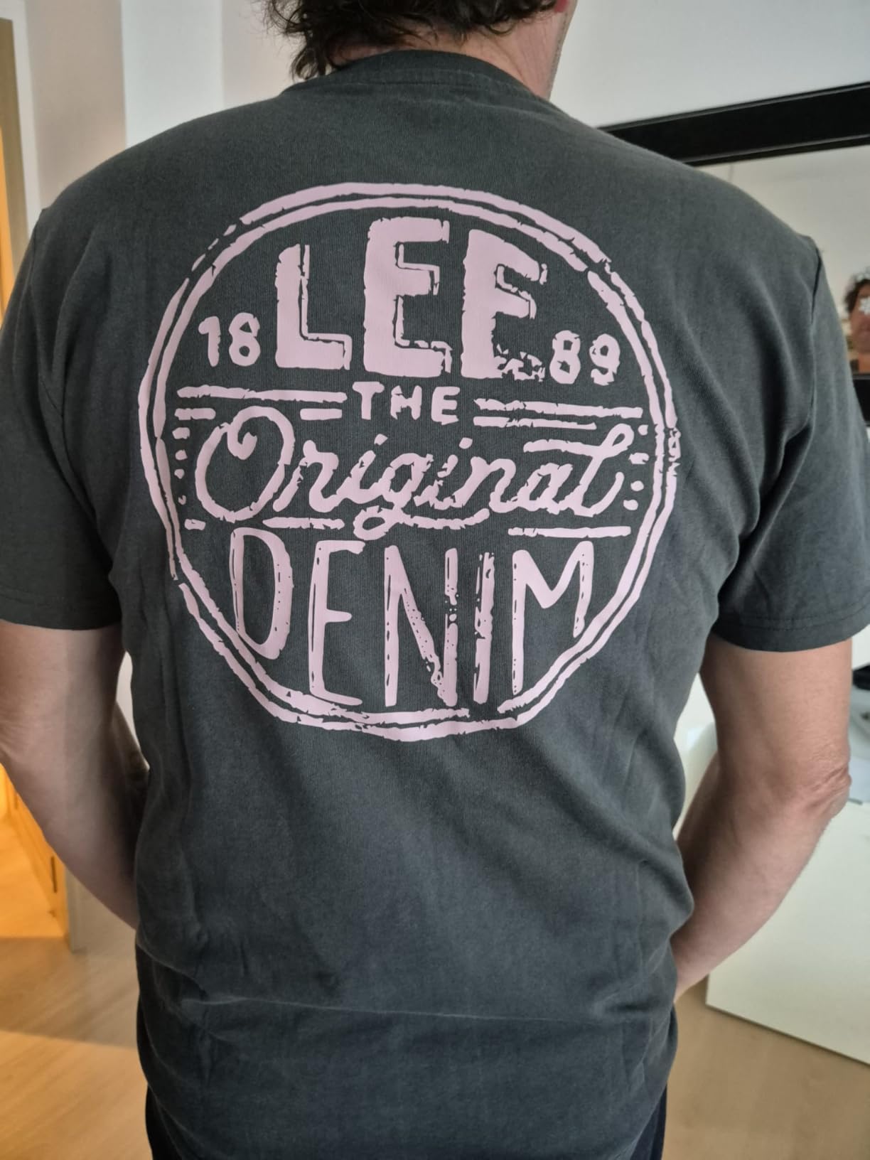 Lee Regular Logo Tee t-shirt homme noir coupe regular