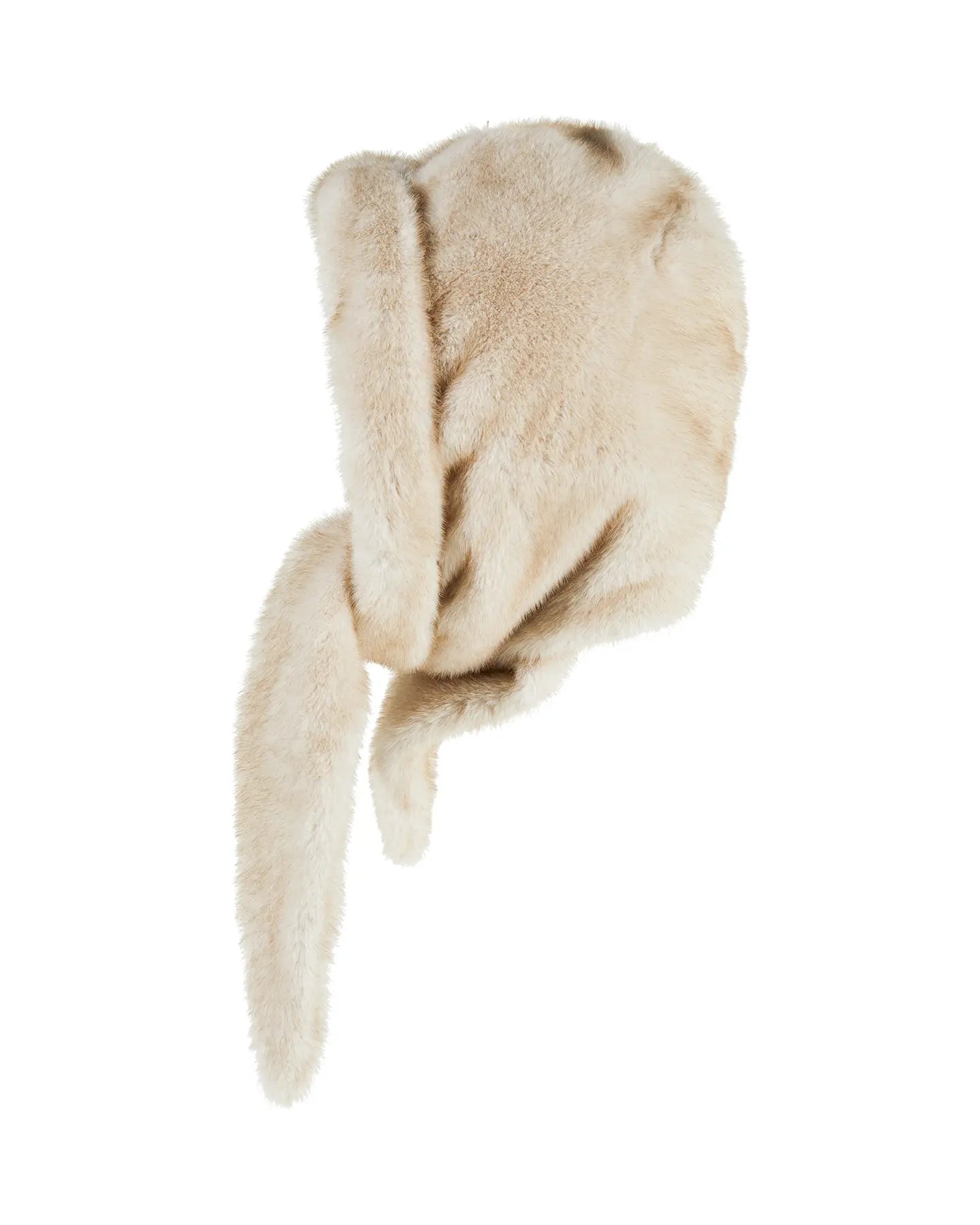 Labdip Adele Mink Cortina écharpe à capuche fausse fourrure