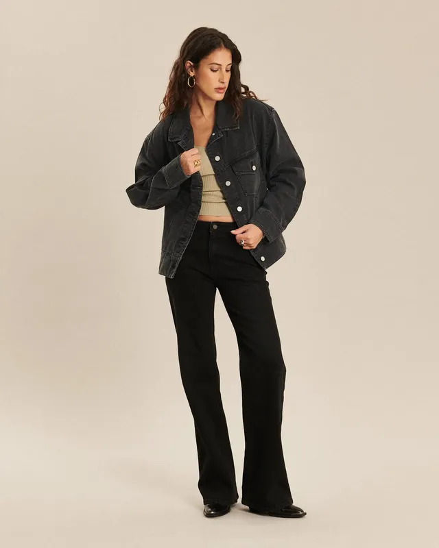 Labdip Baya BL 50 Black Washed veste oversize noire