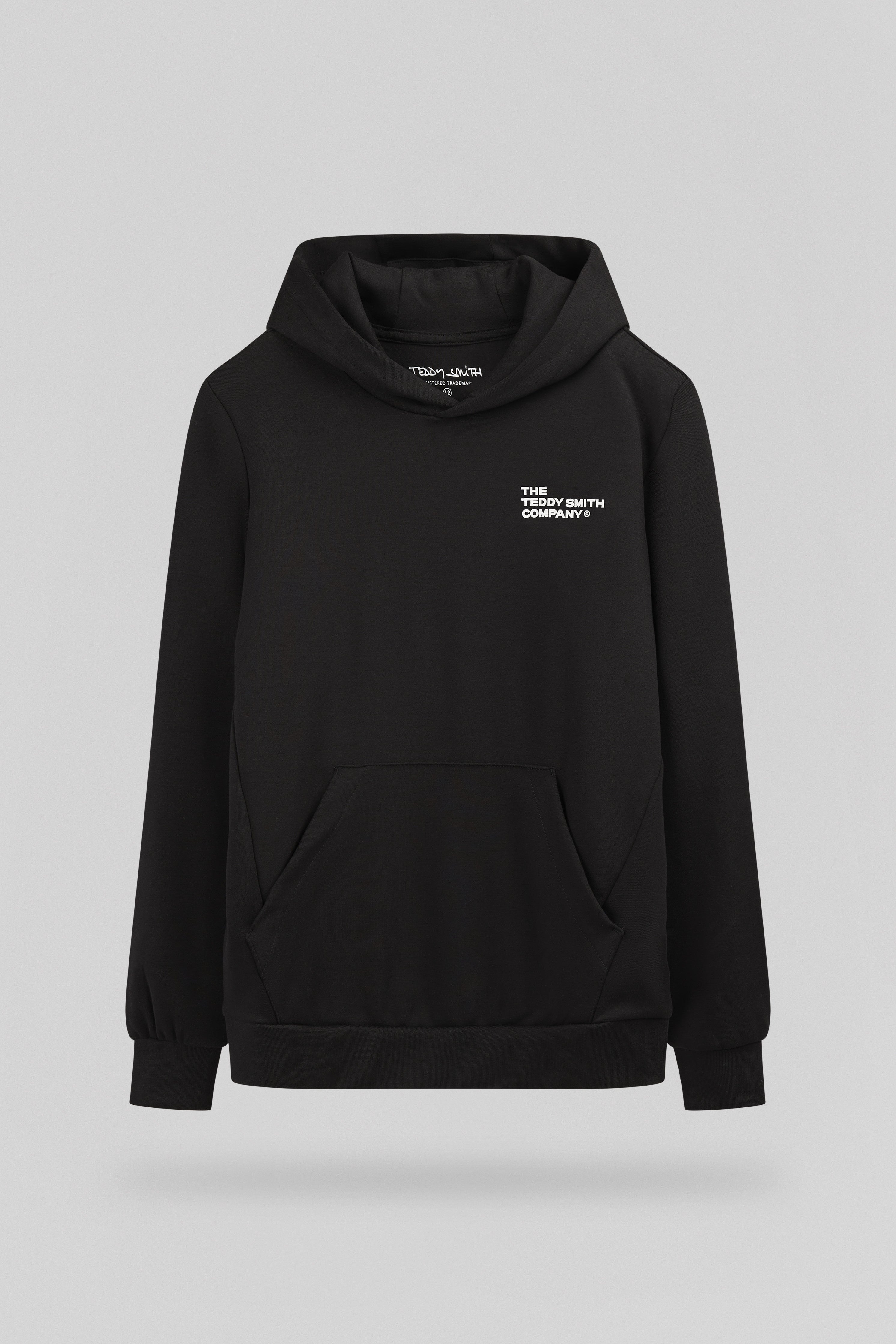 Teddy Smith S-Company Hoody JR sweat capuche garçon noir coton