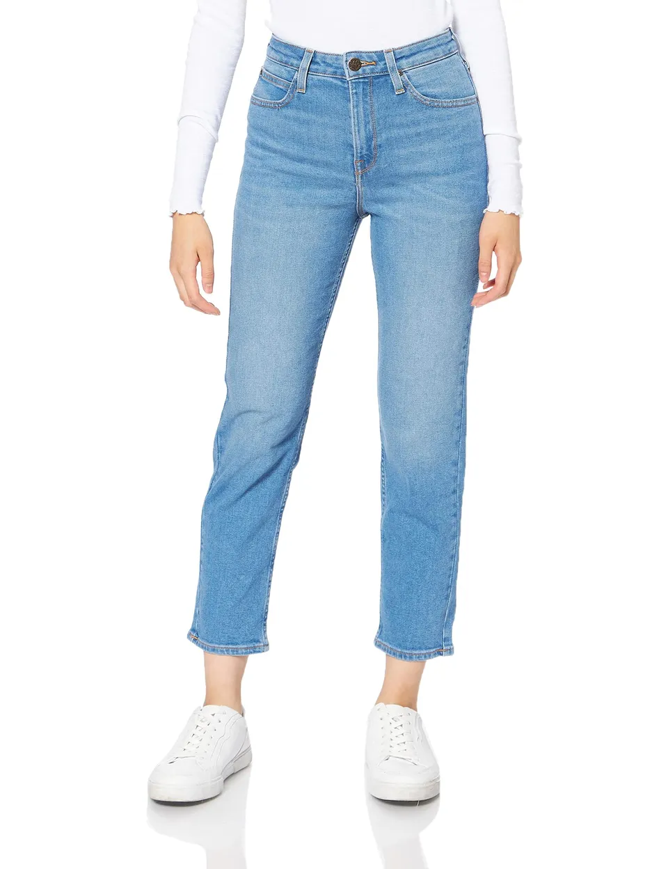 Lee Carol jean Mid Worn 25/35 taille haute