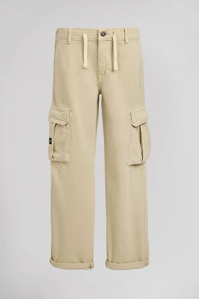Teddy Smith P-Ryde Cargo JR pantalon beige velours