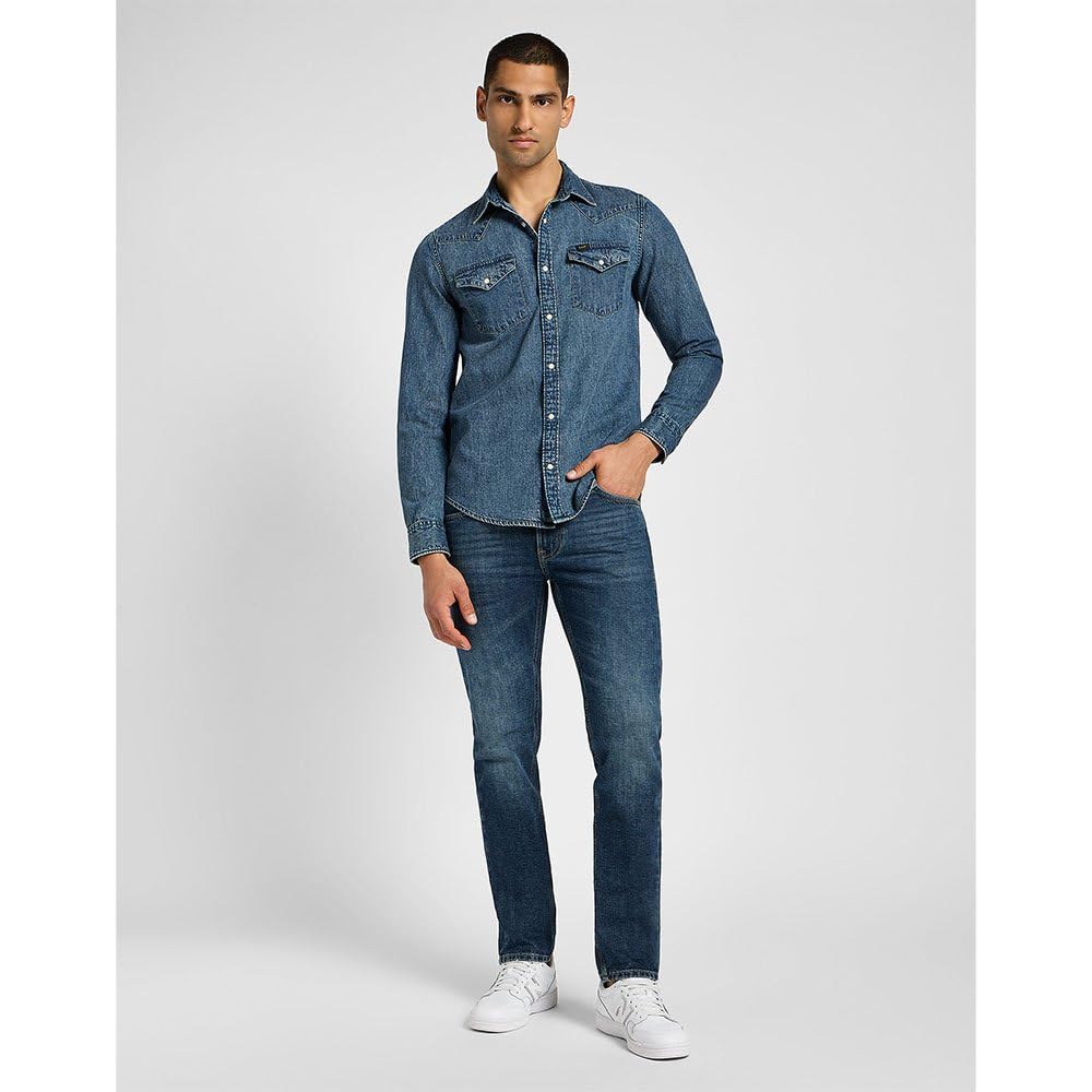 Lee Regular Western chemise homme noire coupe regular coton