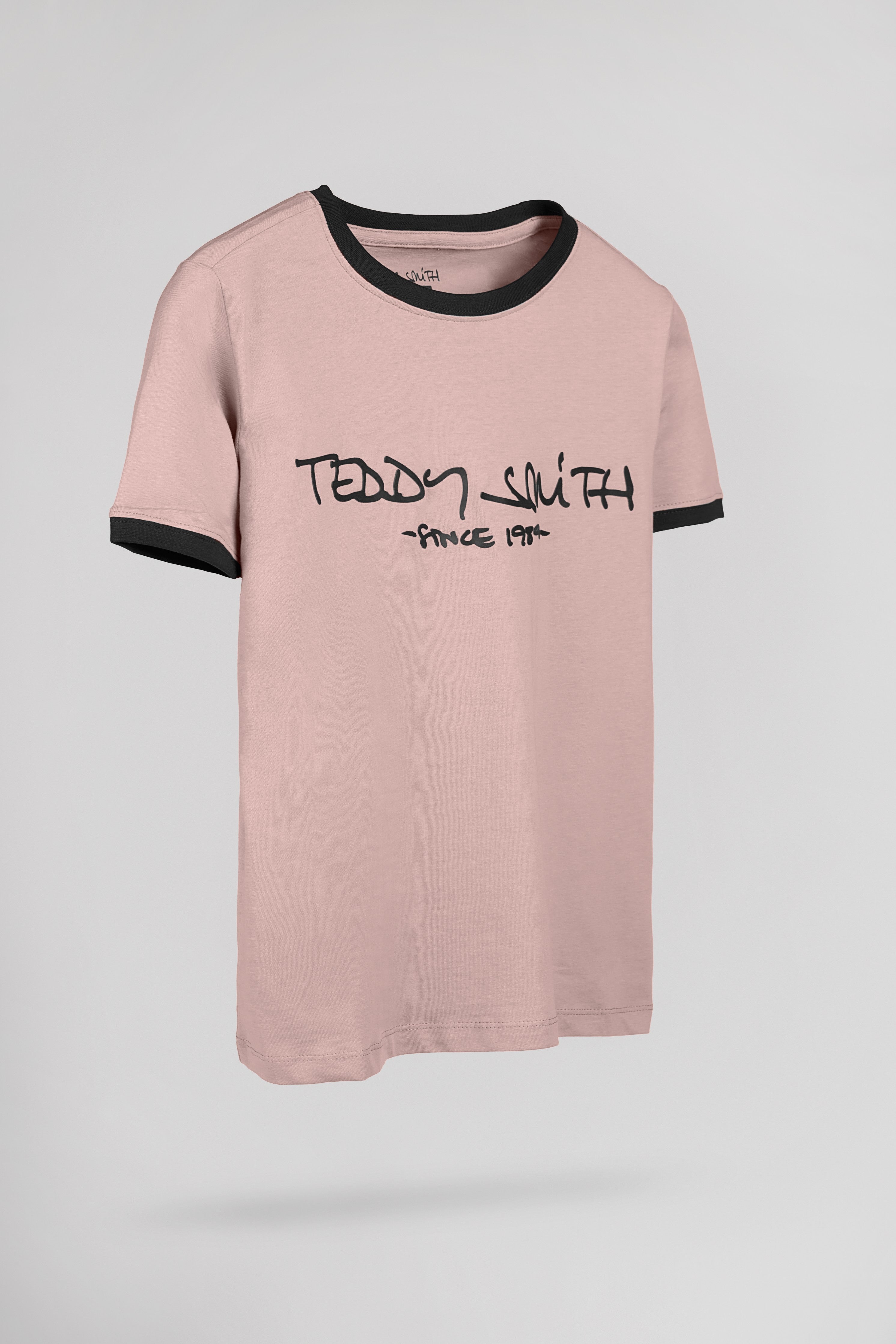 Teddy Smith Ticlass MC t-shirt rose coton
