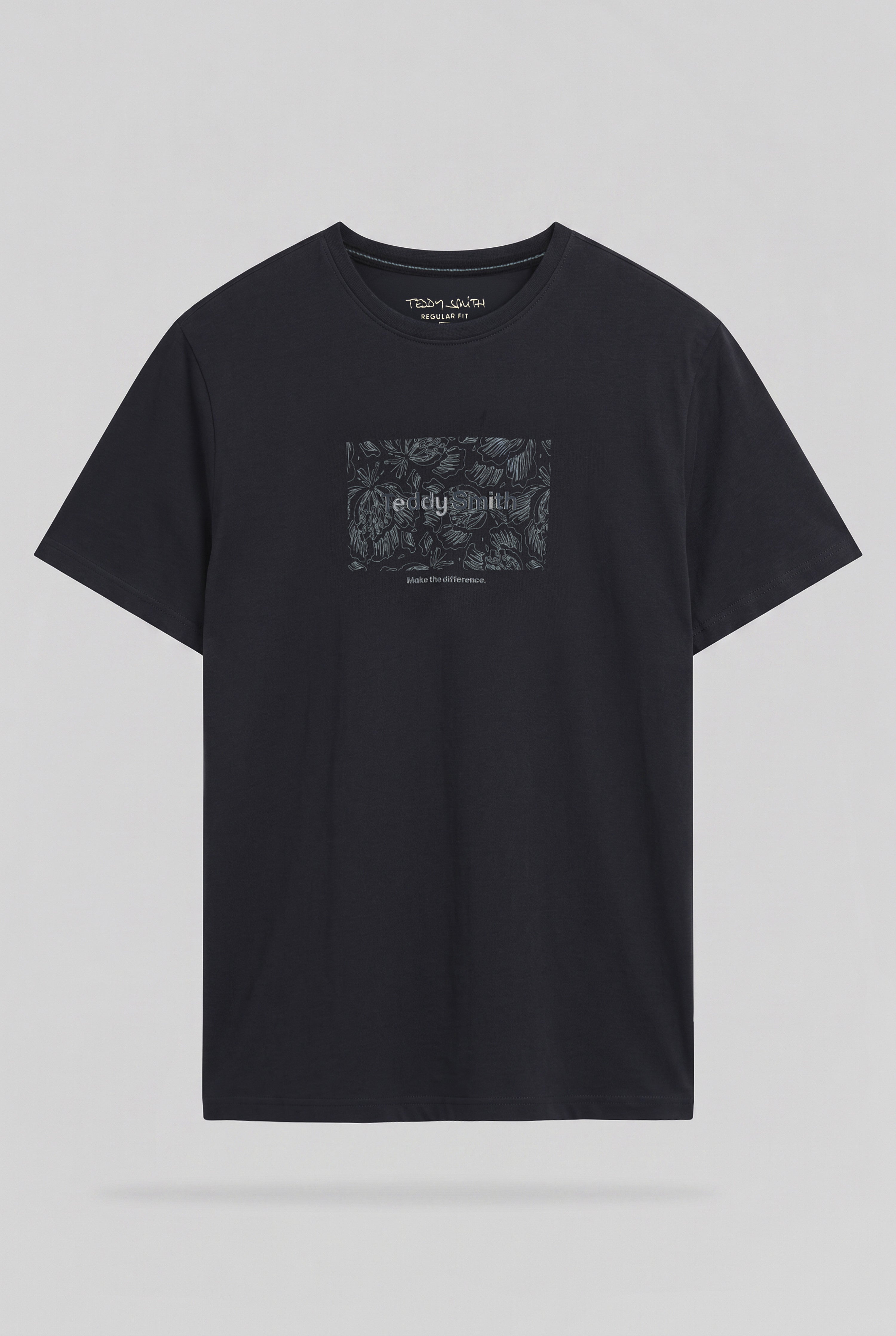 Teddy Smith T-Ares MC Dark Navy t-shirt homme coton