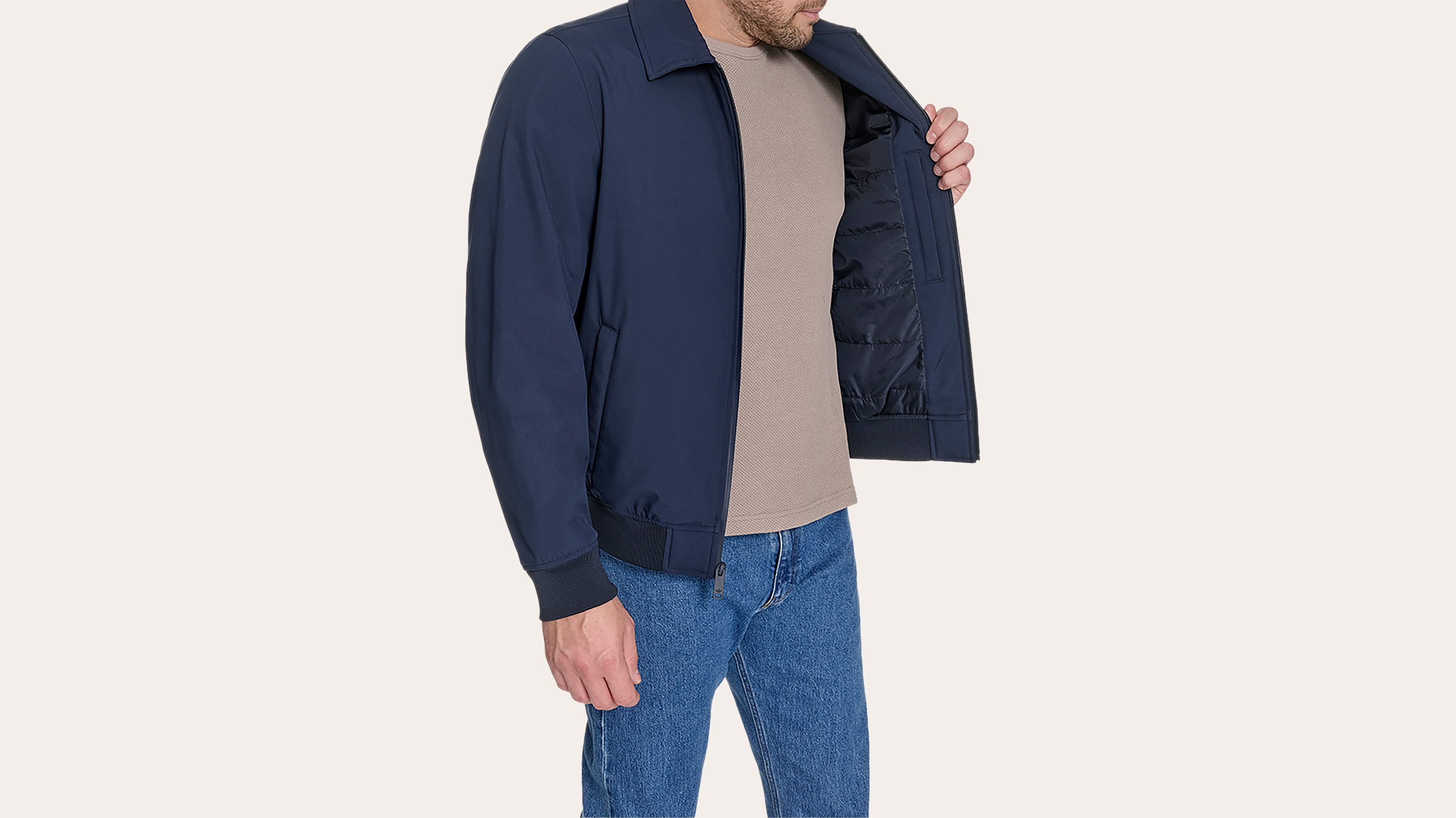 Dockers Go Golf bomber softshell bleu homme