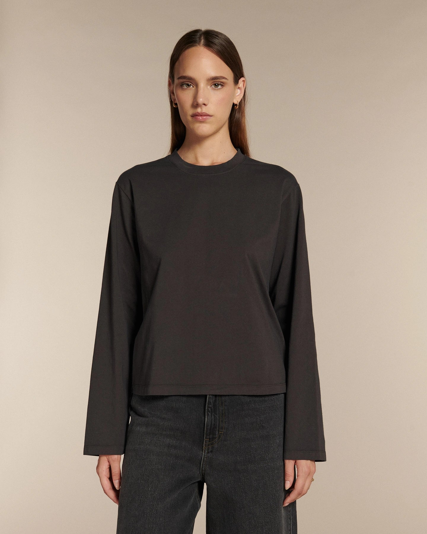 Labdip Cary Truffle t-shirt manches longues coton